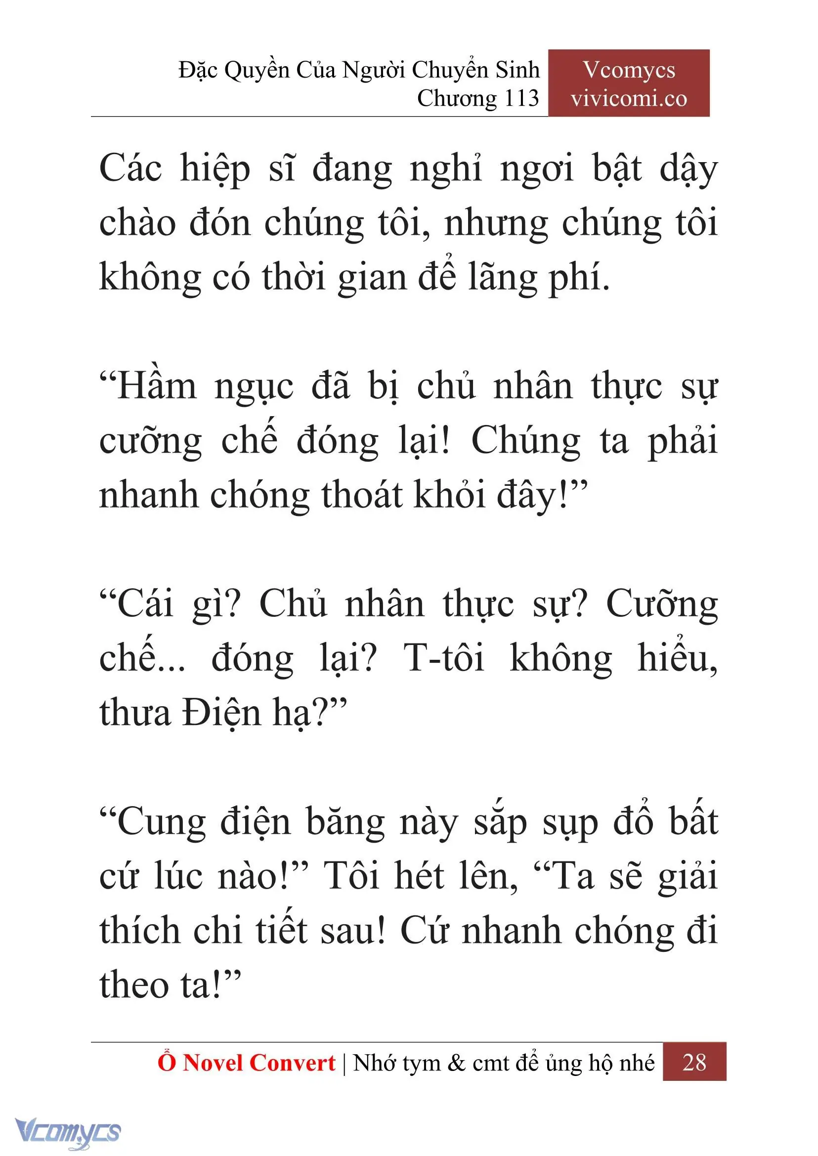 [Novel] Đặc Quyền Của Người Chuyển Sinh Chapter 113 - Trang 31