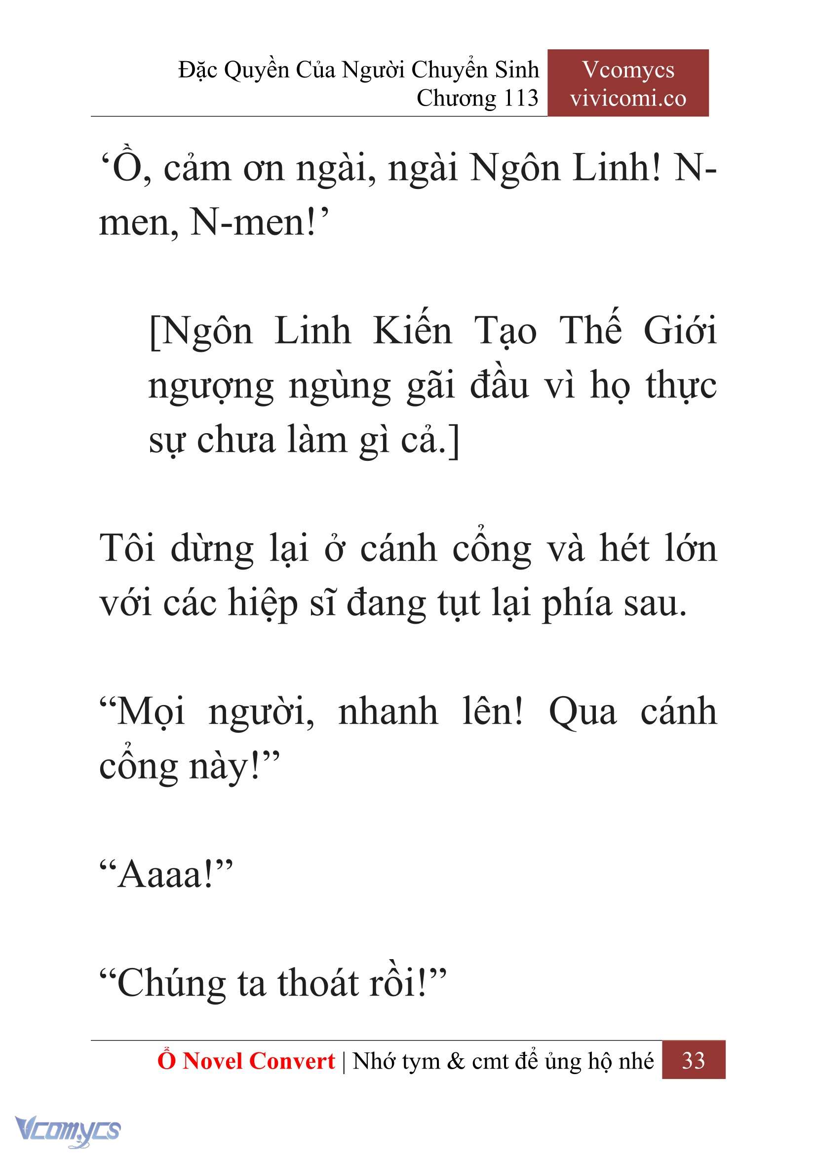 [Novel] Đặc Quyền Của Người Chuyển Sinh Chapter 113 - Trang 36