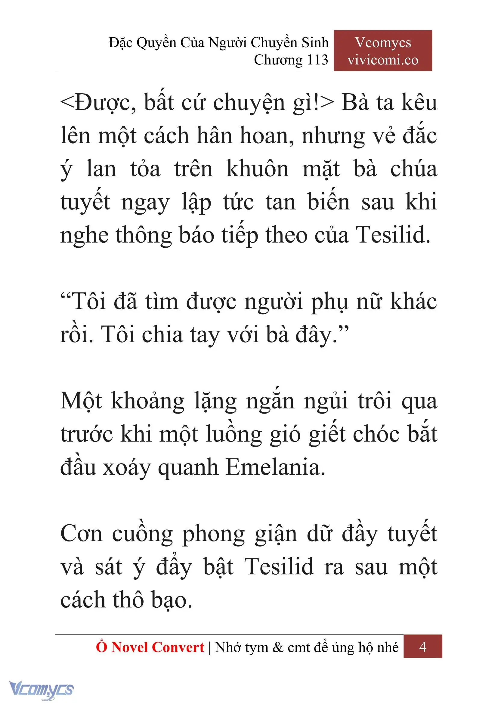 [Novel] Đặc Quyền Của Người Chuyển Sinh Chapter 113 - Trang 7