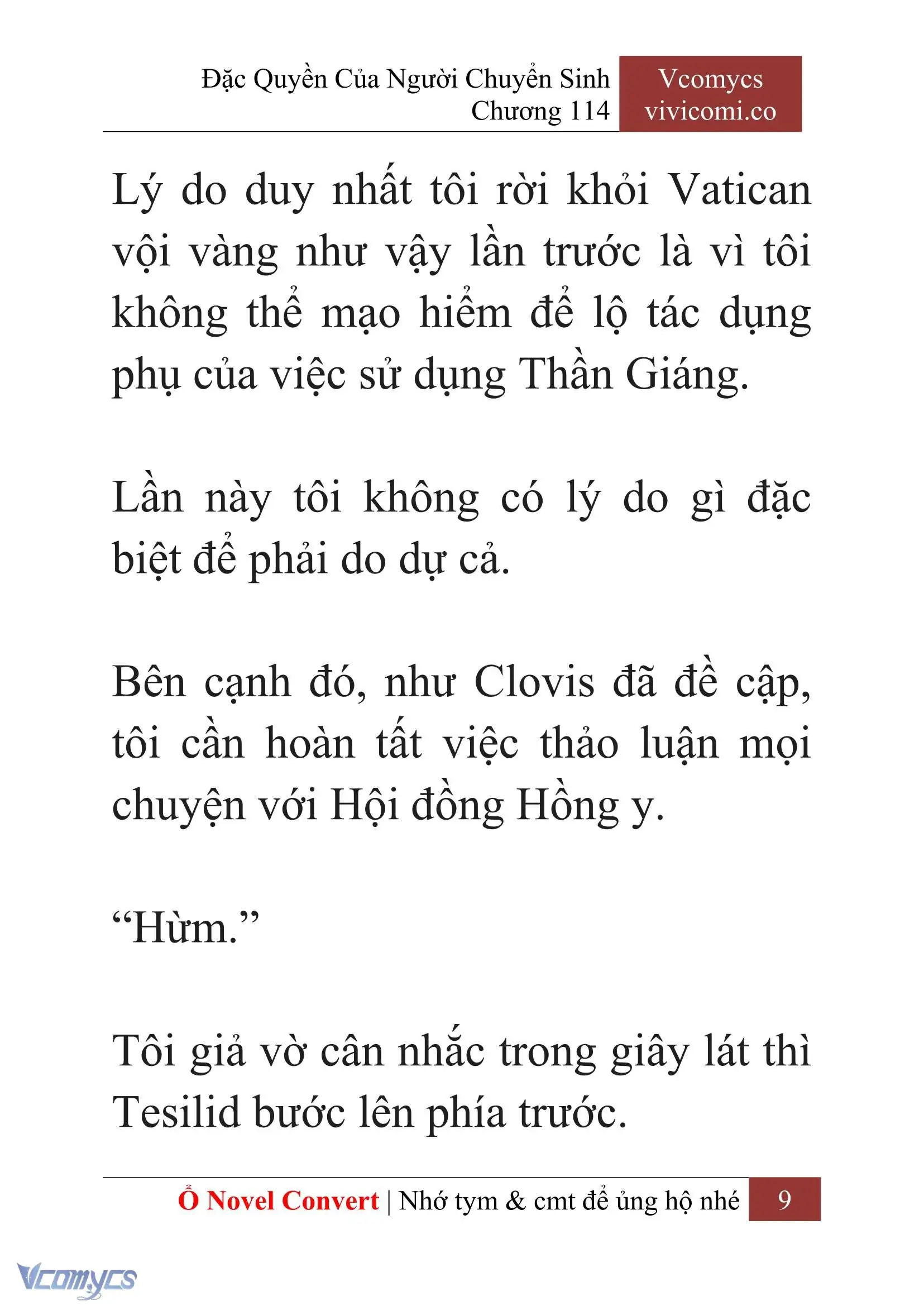 [Novel] Đặc Quyền Của Người Chuyển Sinh Chapter 114 - Trang 12