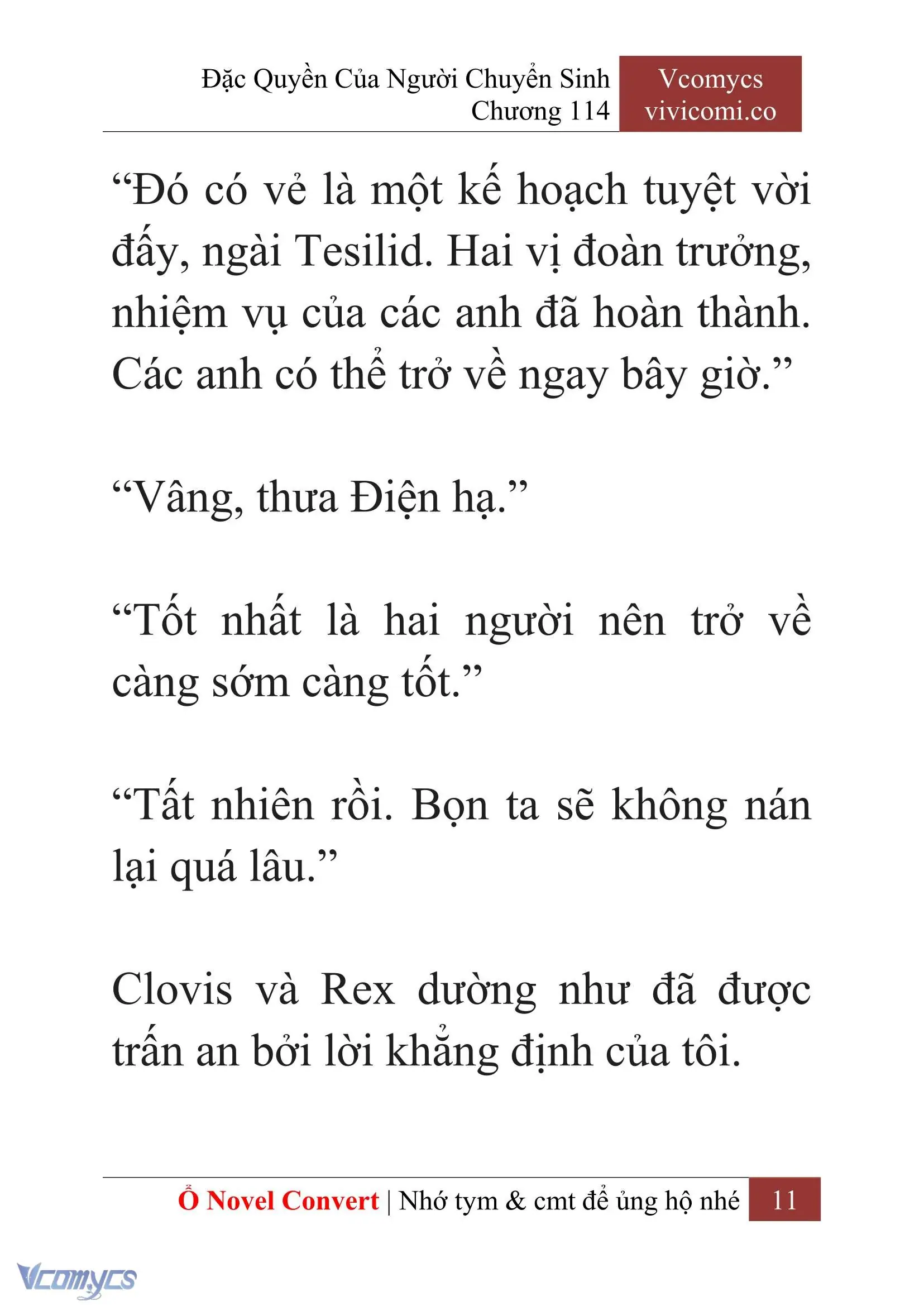 [Novel] Đặc Quyền Của Người Chuyển Sinh Chapter 114 - Trang 14