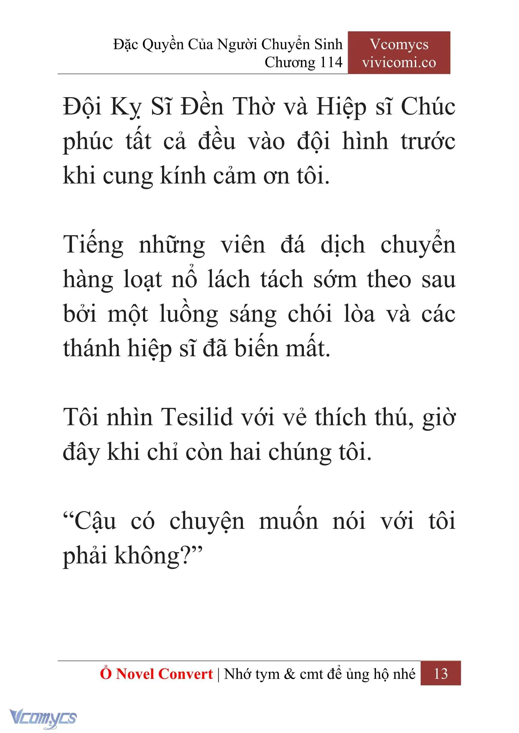 [Novel] Đặc Quyền Của Người Chuyển Sinh Chapter 114 - Trang 16