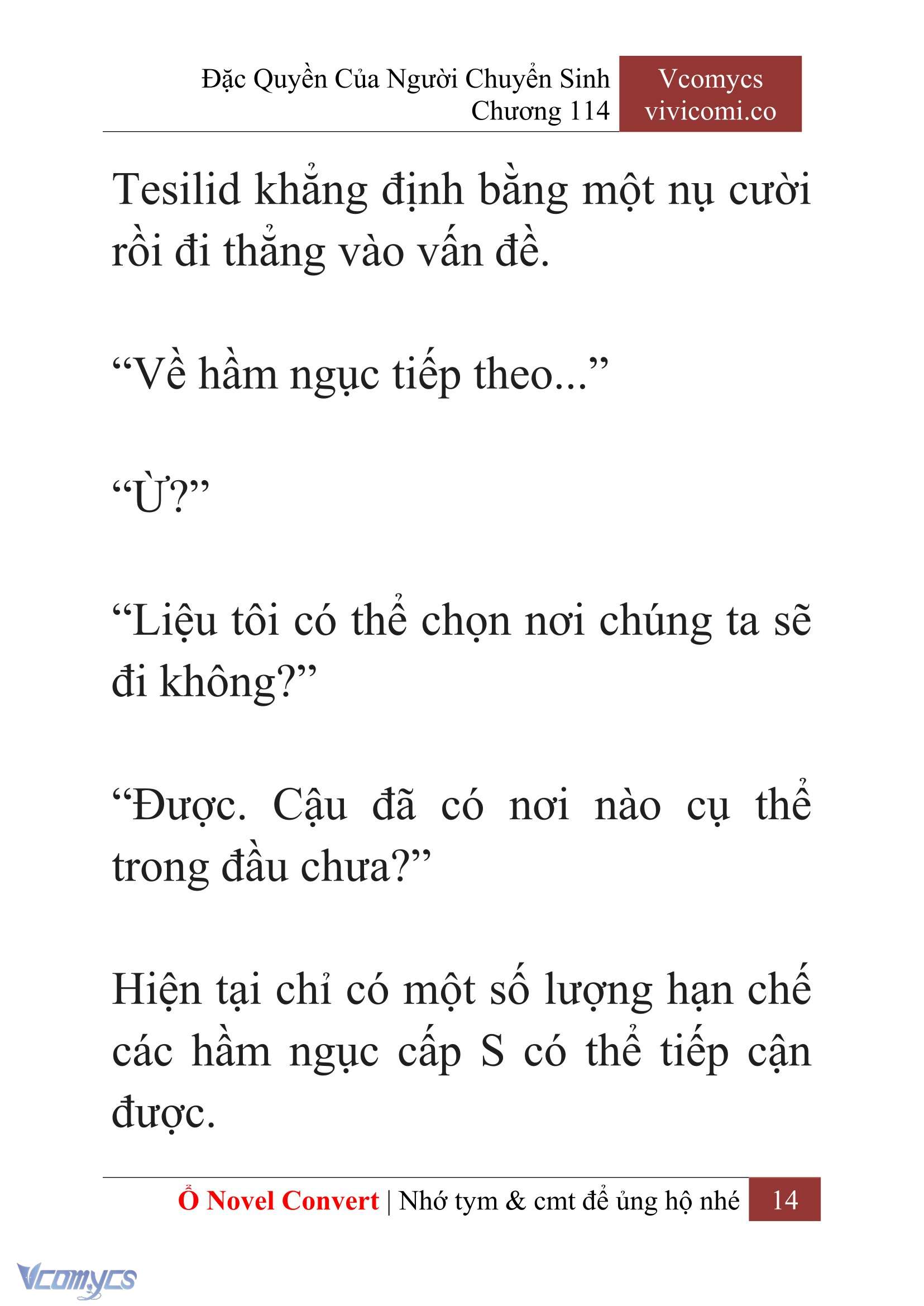 [Novel] Đặc Quyền Của Người Chuyển Sinh Chapter 114 - Trang 17