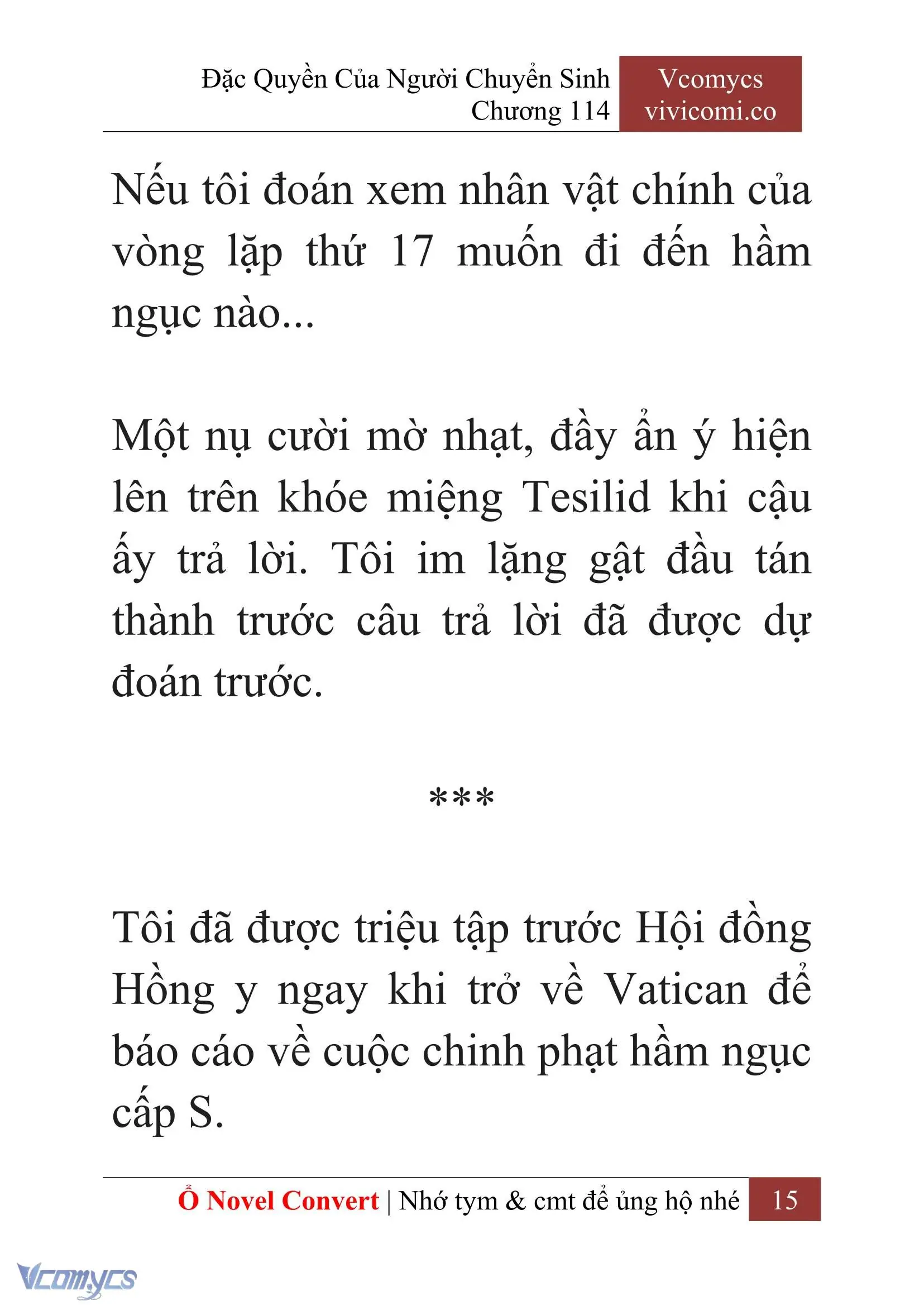 [Novel] Đặc Quyền Của Người Chuyển Sinh Chapter 114 - Trang 18