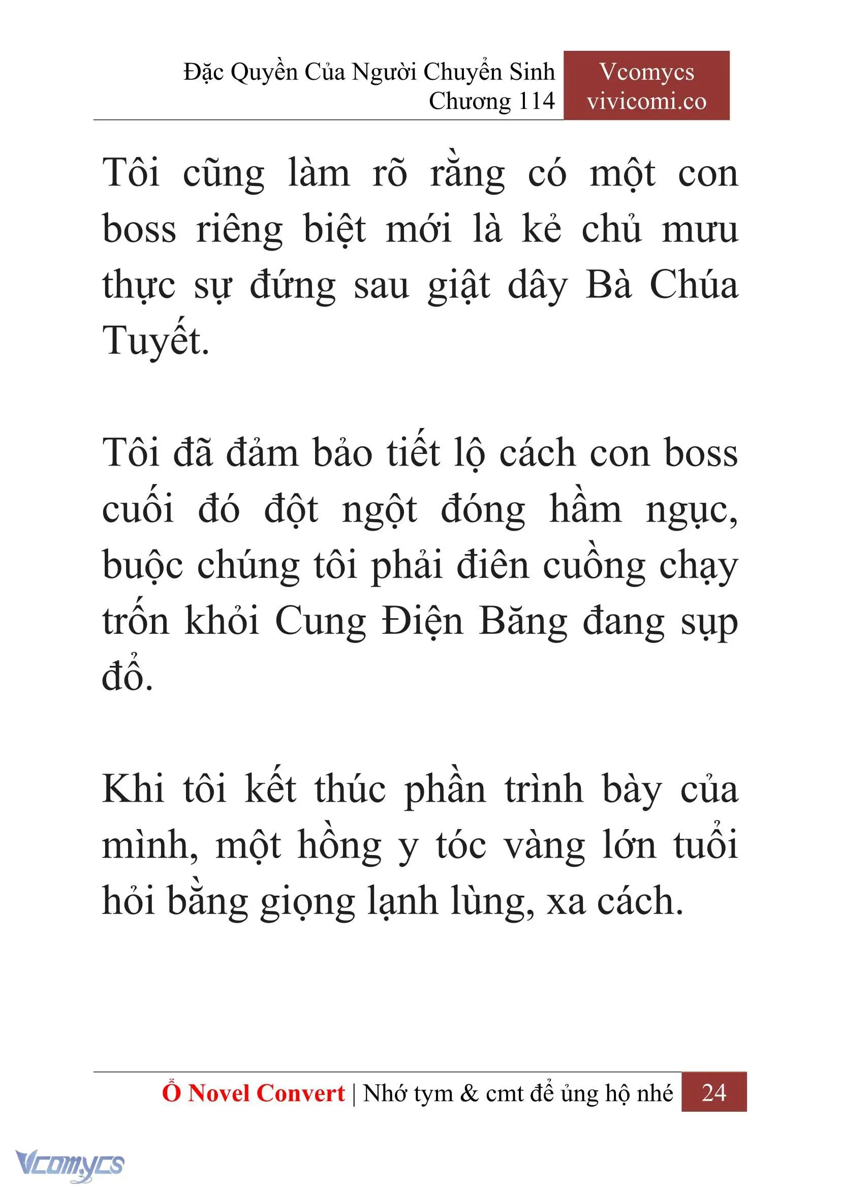 [Novel] Đặc Quyền Của Người Chuyển Sinh Chapter 114 - Trang 27