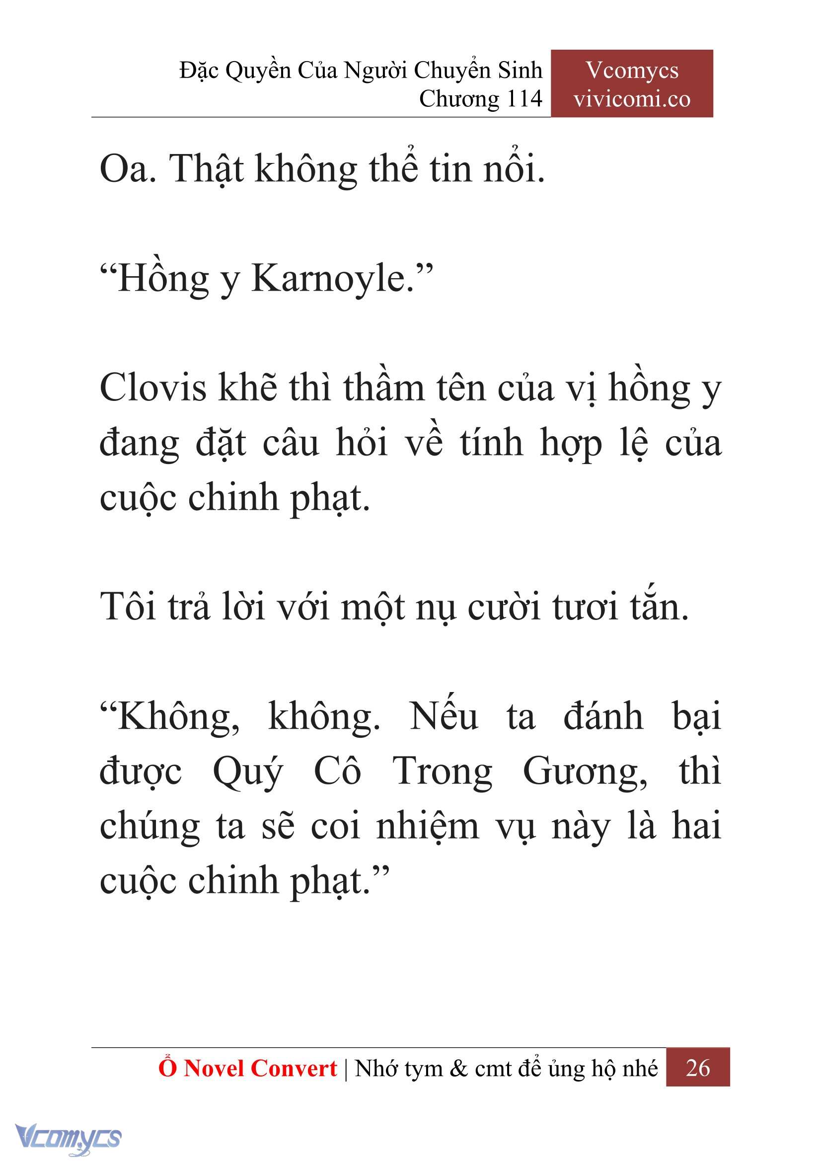 [Novel] Đặc Quyền Của Người Chuyển Sinh Chapter 114 - Trang 29