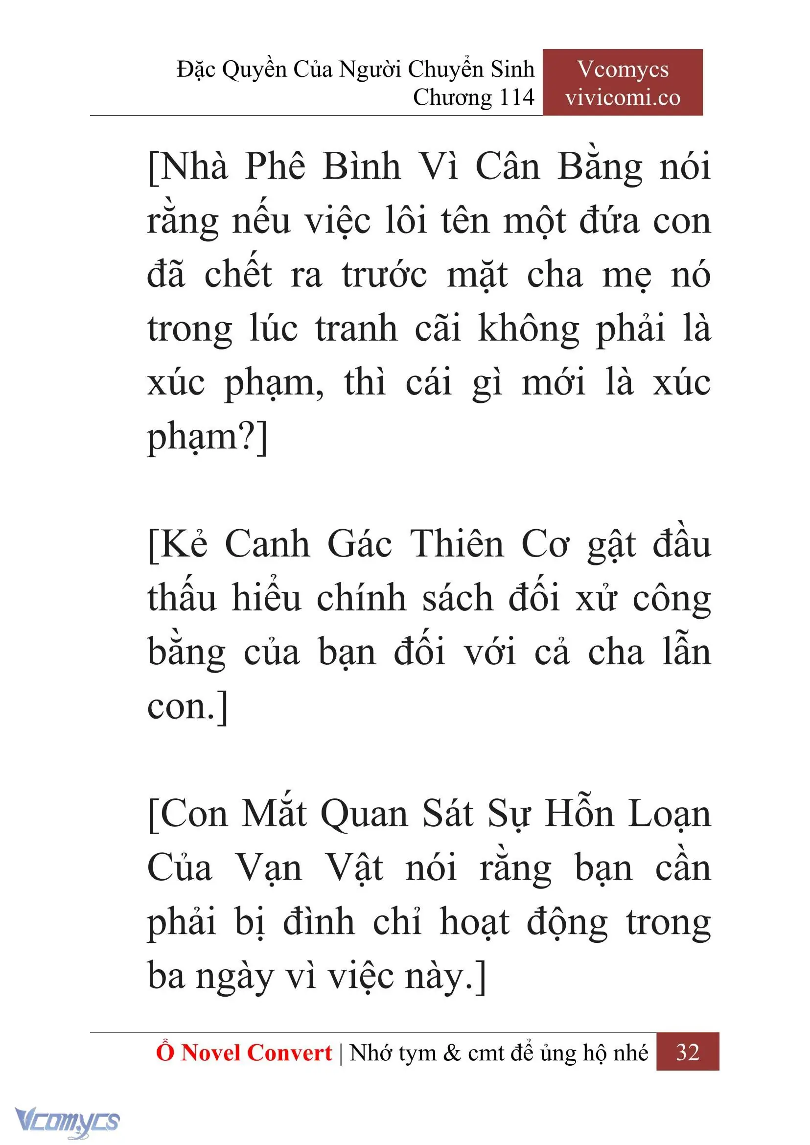 [Novel] Đặc Quyền Của Người Chuyển Sinh Chapter 114 - Trang 35