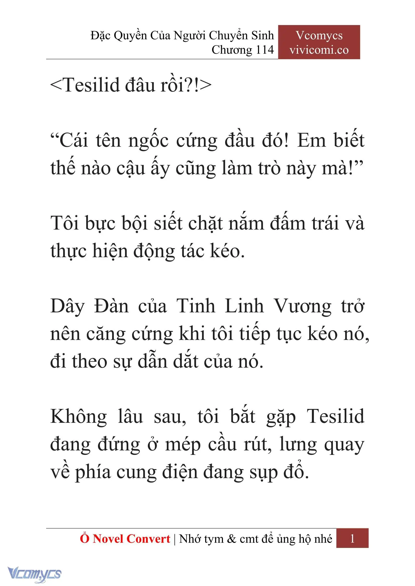 [Novel] Đặc Quyền Của Người Chuyển Sinh Chapter 114 - Trang 4
