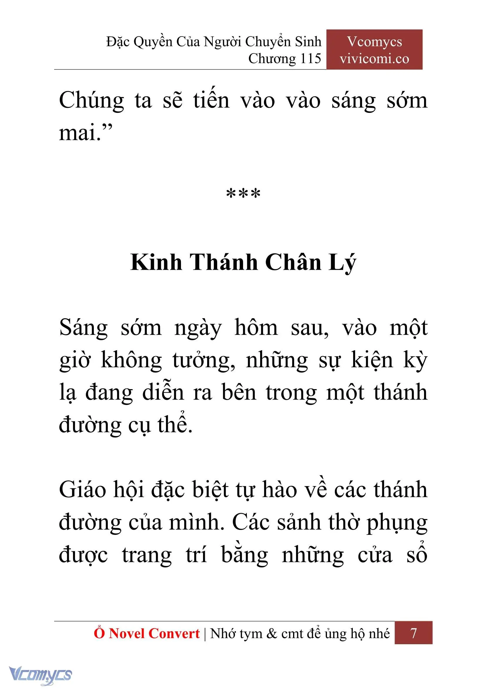 [Novel] Đặc Quyền Của Người Chuyển Sinh Chapter 115 - Trang 10
