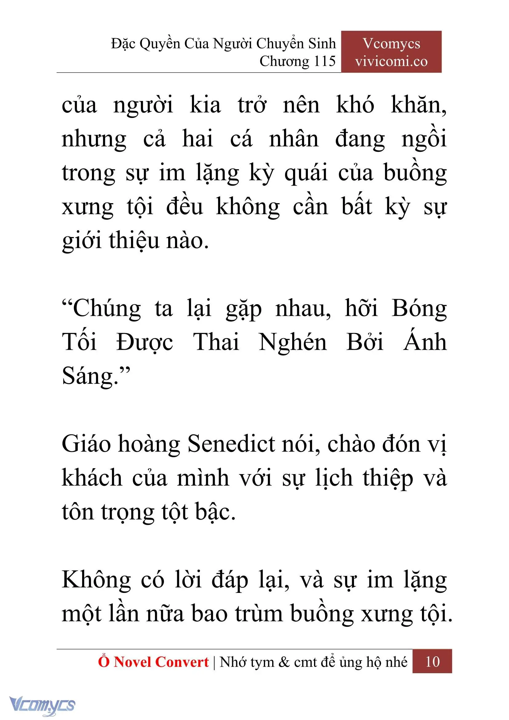 [Novel] Đặc Quyền Của Người Chuyển Sinh Chapter 115 - Trang 13