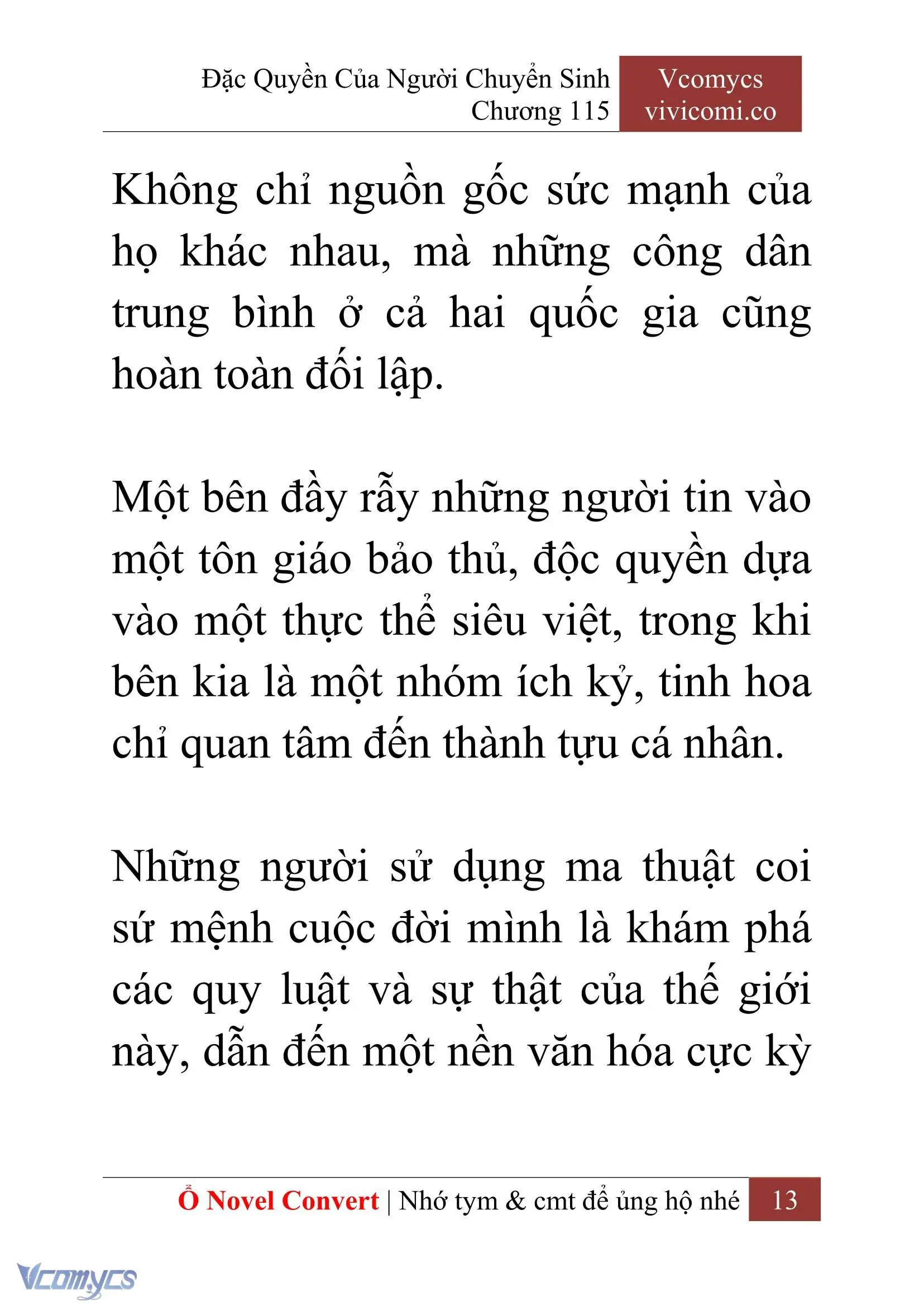 [Novel] Đặc Quyền Của Người Chuyển Sinh Chapter 115 - Trang 16