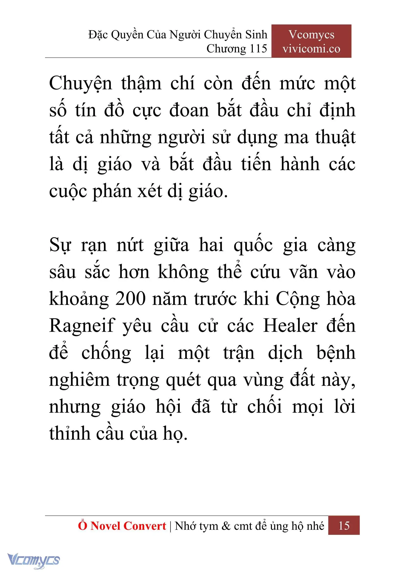 [Novel] Đặc Quyền Của Người Chuyển Sinh Chapter 115 - Trang 18
