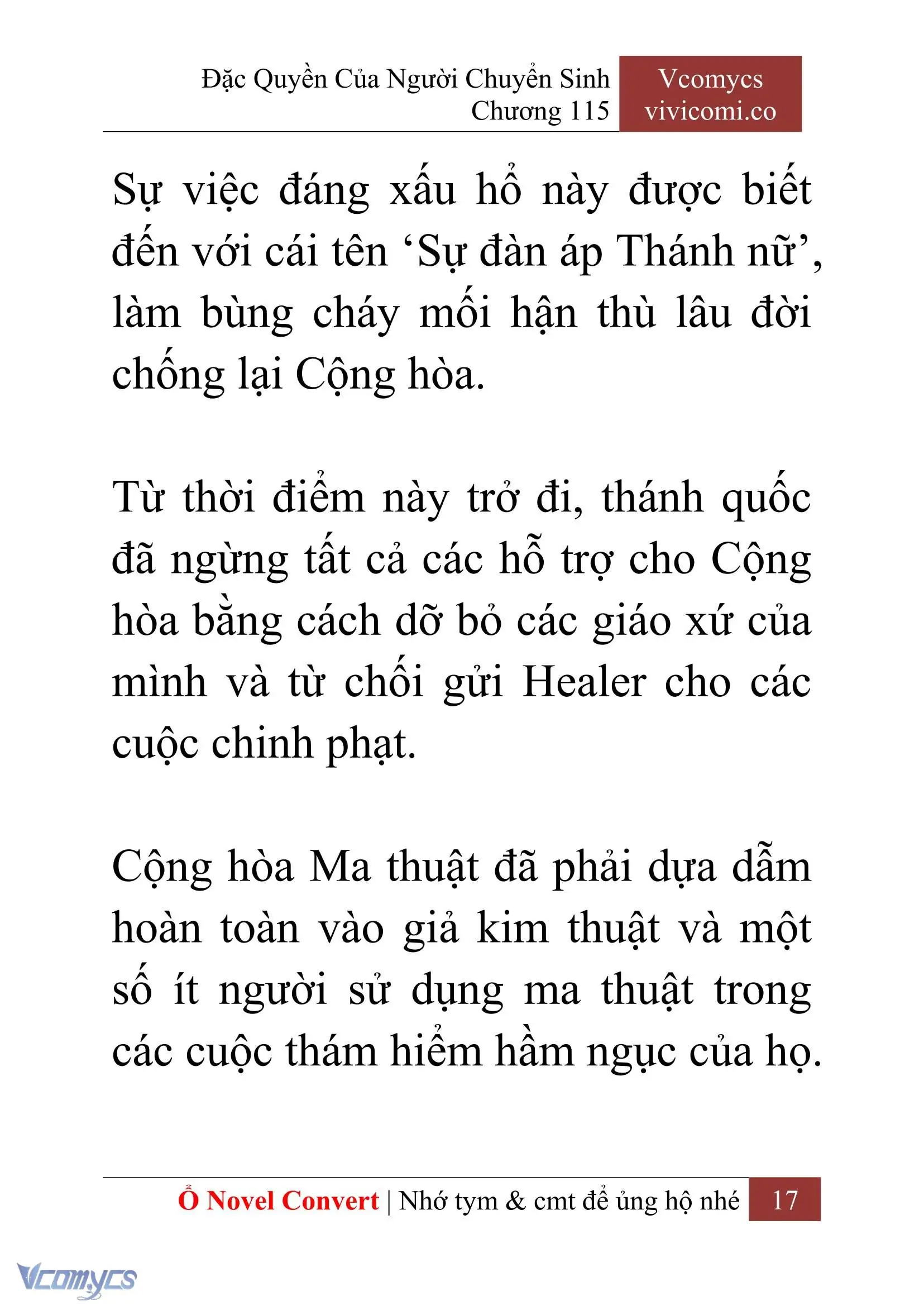[Novel] Đặc Quyền Của Người Chuyển Sinh Chapter 115 - Trang 20
