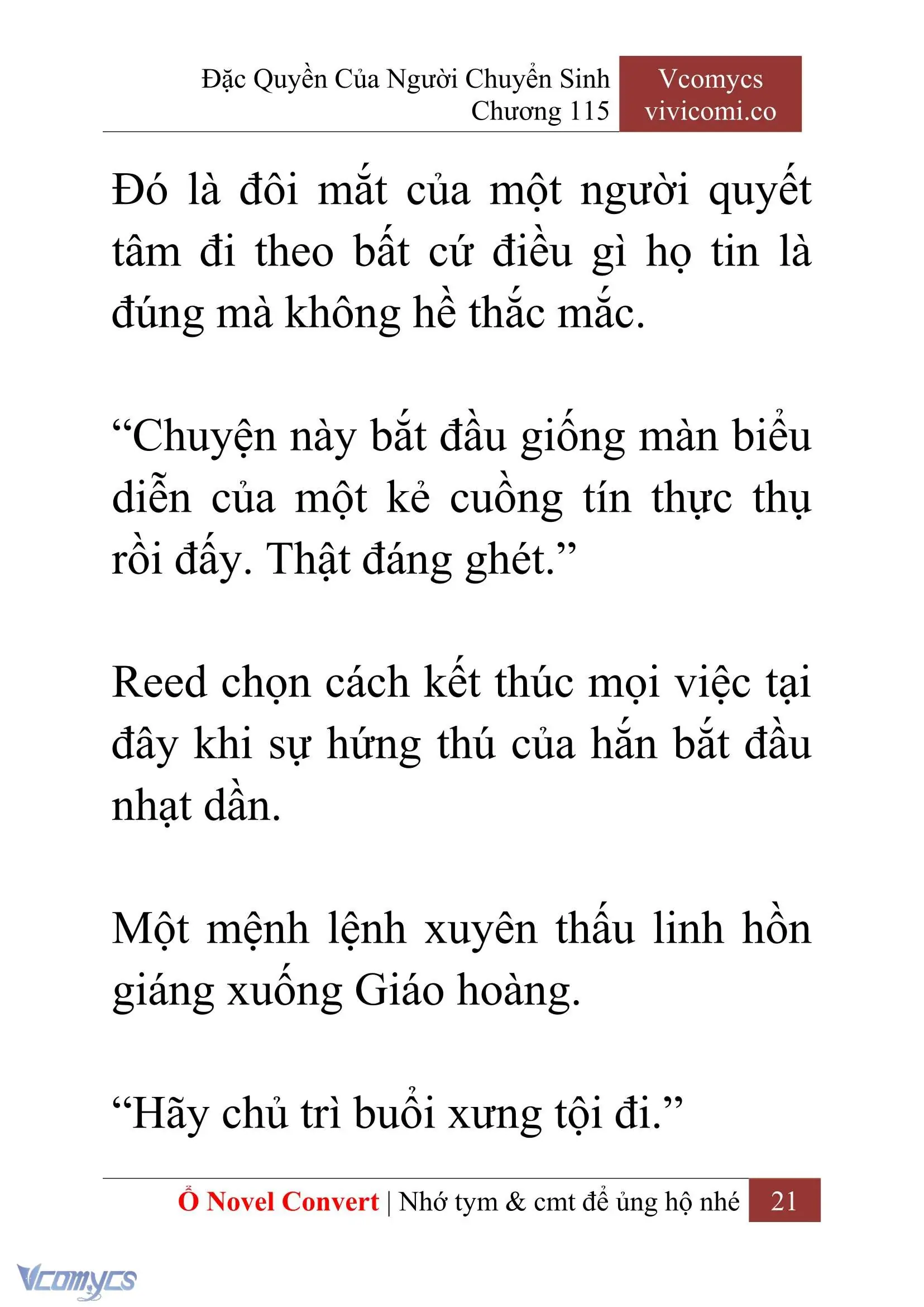 [Novel] Đặc Quyền Của Người Chuyển Sinh Chapter 115 - Trang 24