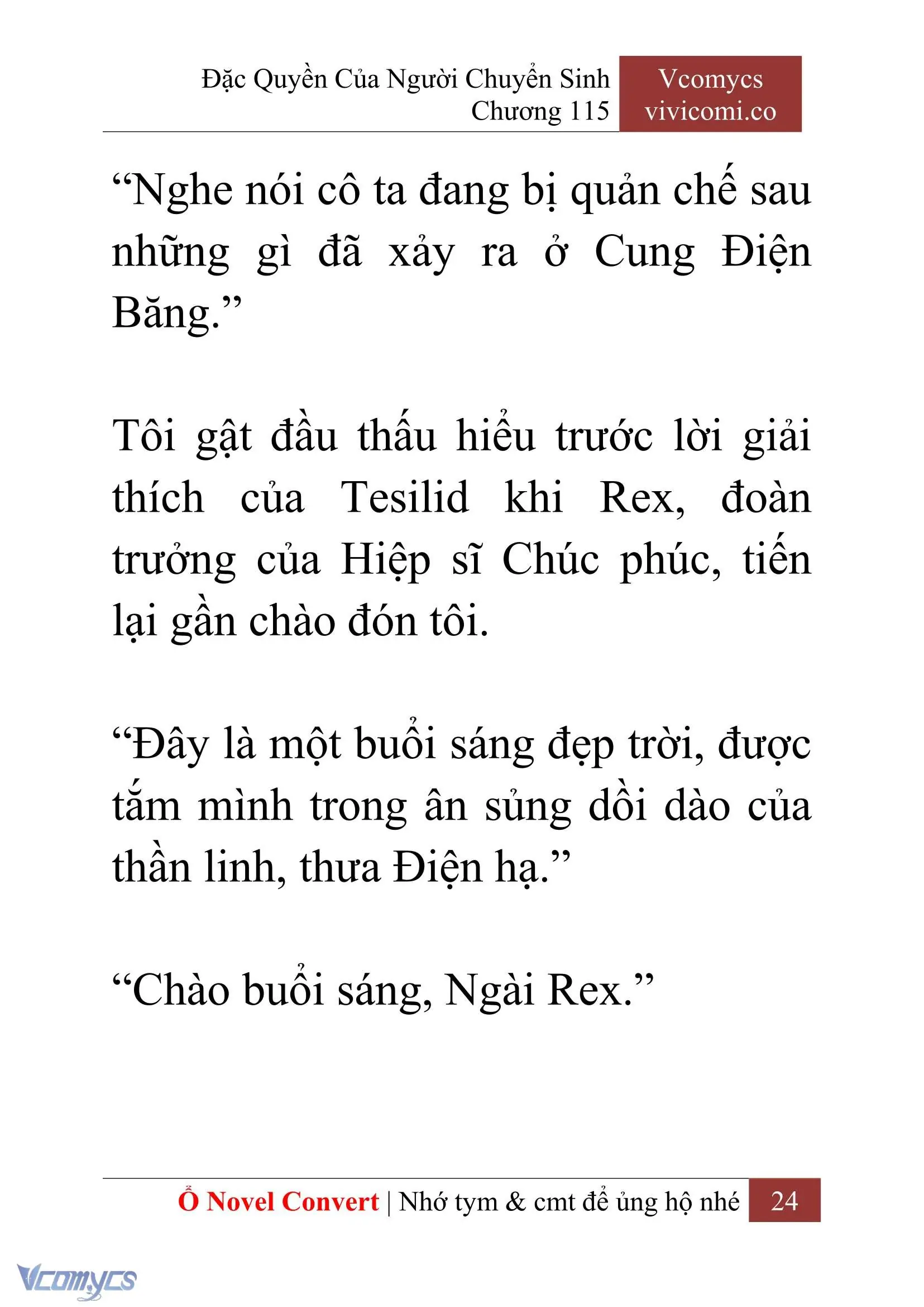 [Novel] Đặc Quyền Của Người Chuyển Sinh Chapter 115 - Trang 27