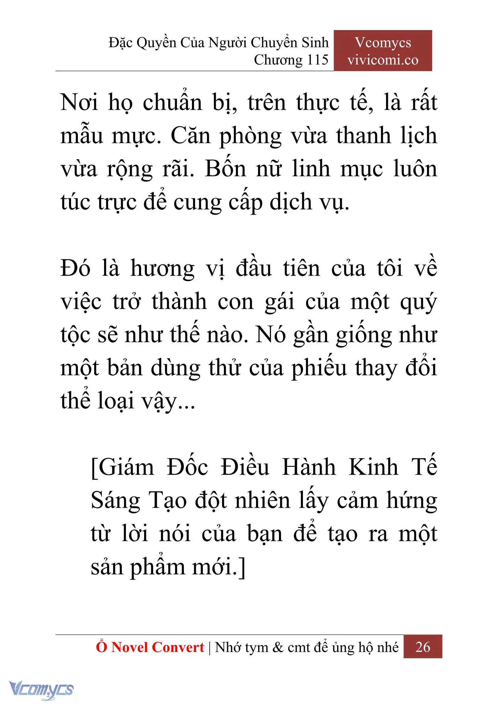 [Novel] Đặc Quyền Của Người Chuyển Sinh Chapter 115 - Trang 29