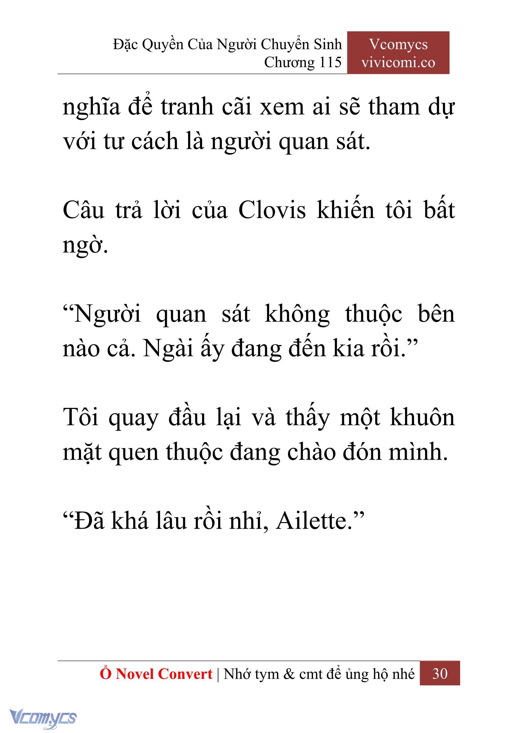 [Novel] Đặc Quyền Của Người Chuyển Sinh Chapter 115 - Trang 33