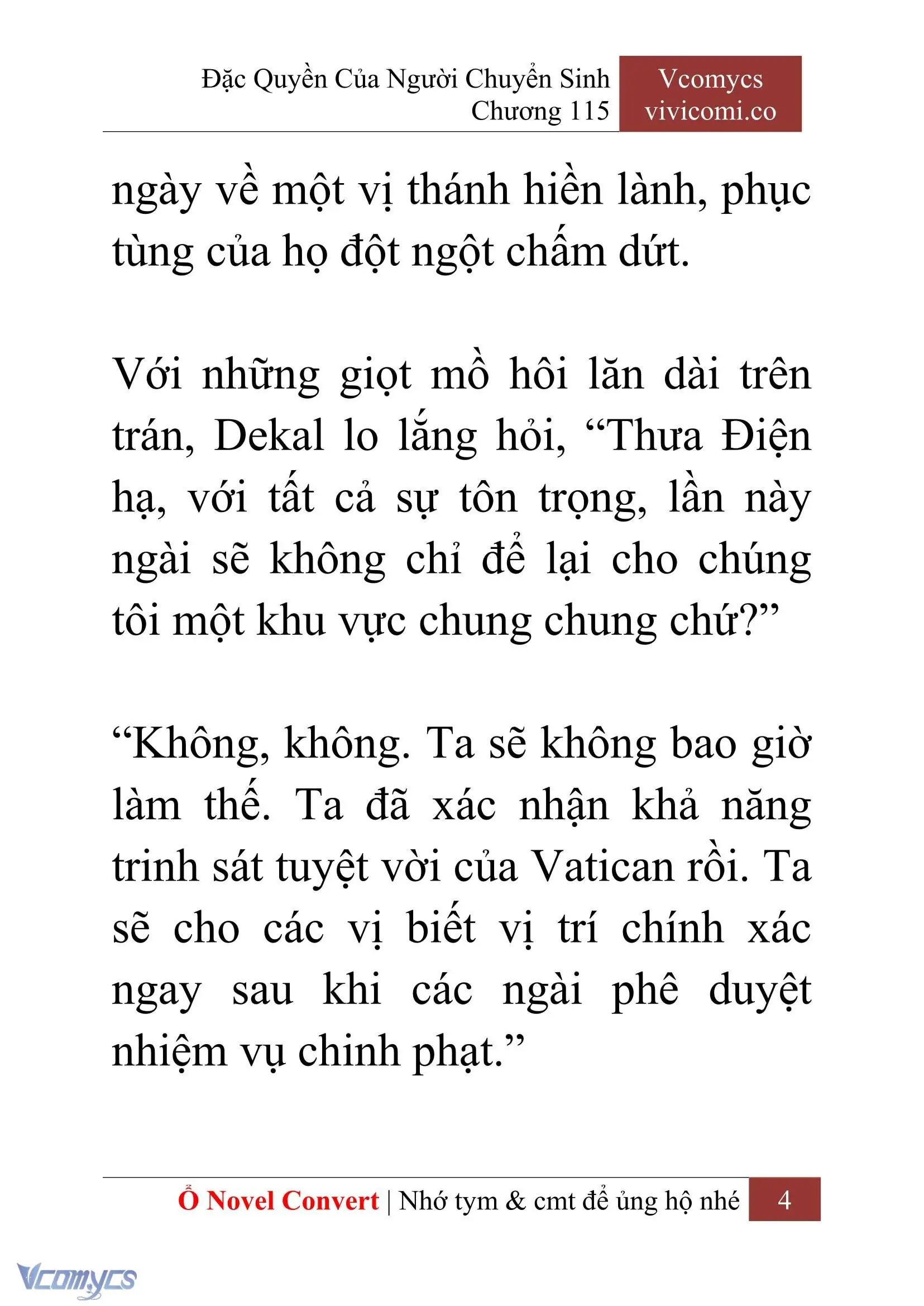 [Novel] Đặc Quyền Của Người Chuyển Sinh Chapter 115 - Trang 7