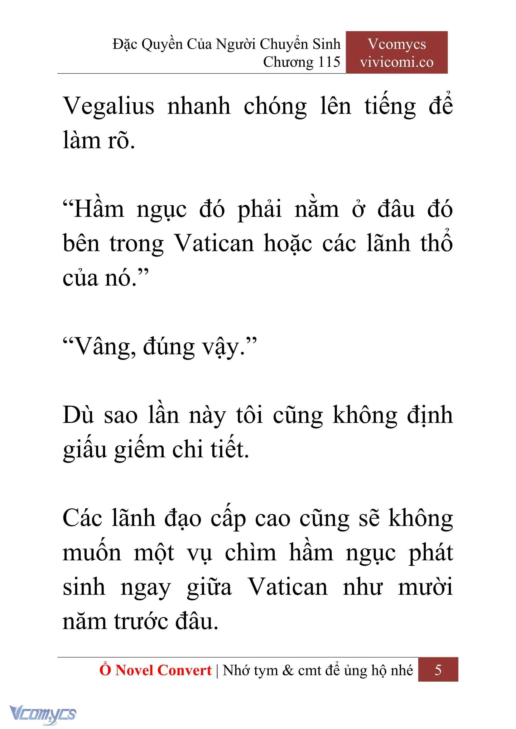 [Novel] Đặc Quyền Của Người Chuyển Sinh Chapter 115 - Trang 8