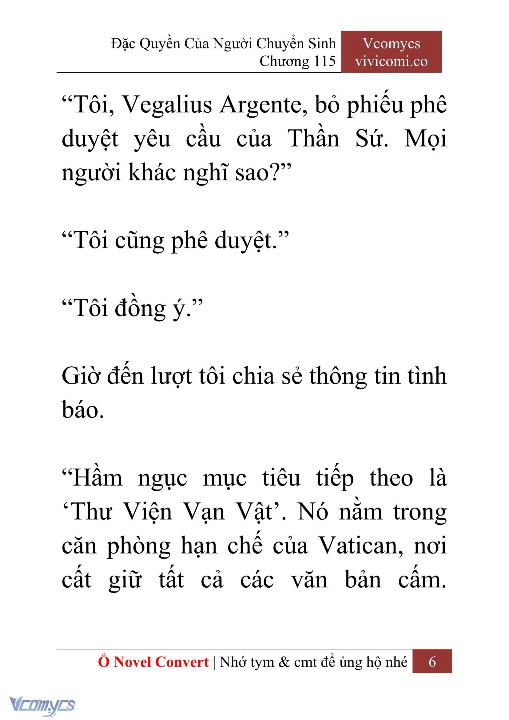 [Novel] Đặc Quyền Của Người Chuyển Sinh Chapter 115 - Trang 9