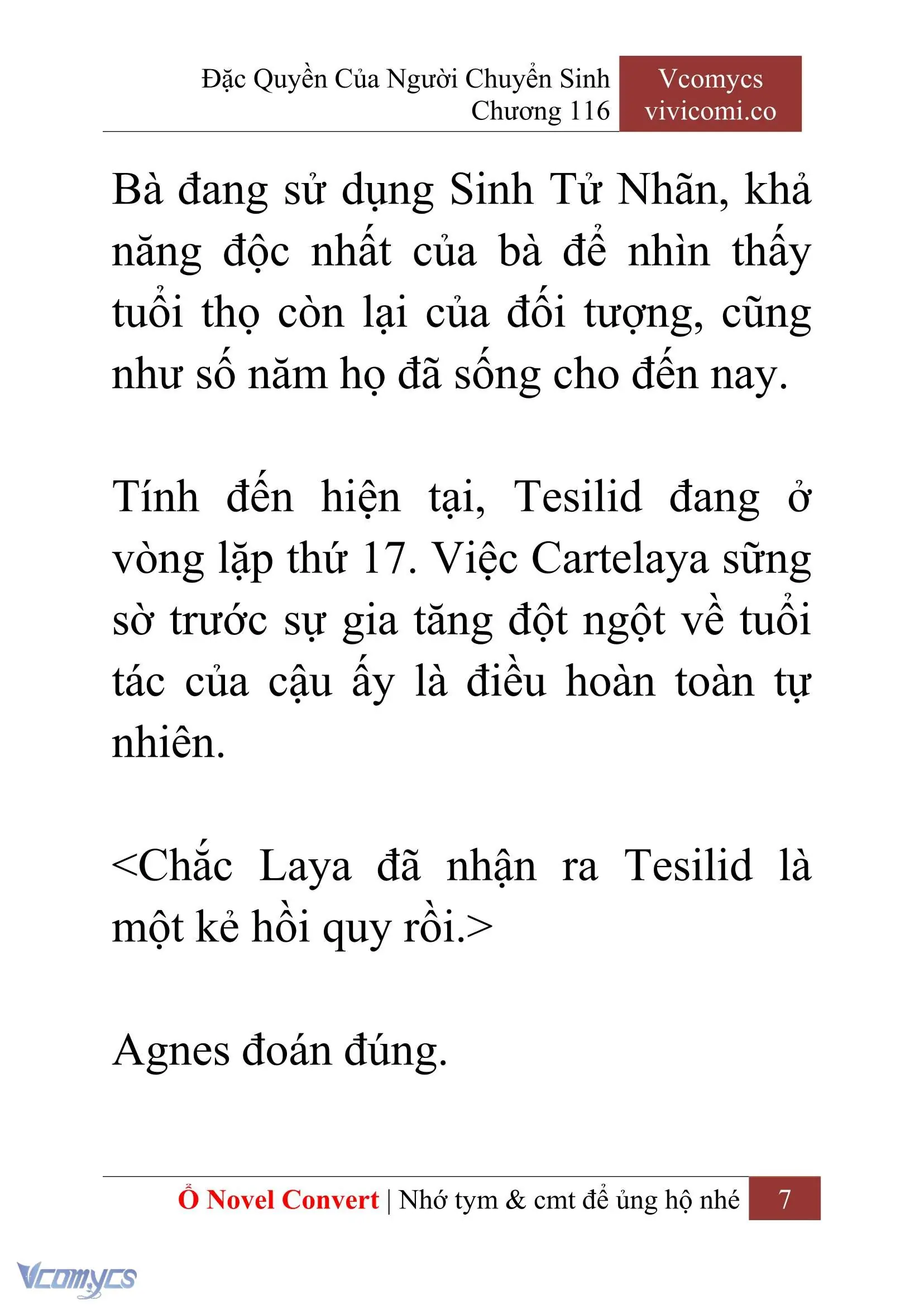 [Novel] Đặc Quyền Của Người Chuyển Sinh Chapter 116 - Trang 10