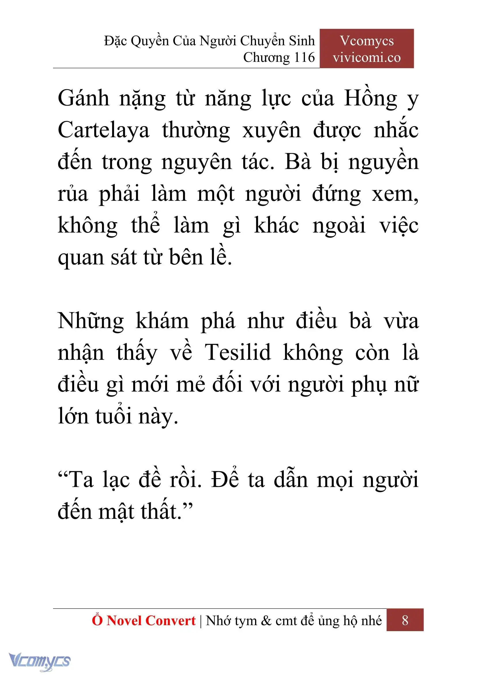 [Novel] Đặc Quyền Của Người Chuyển Sinh Chapter 116 - Trang 11