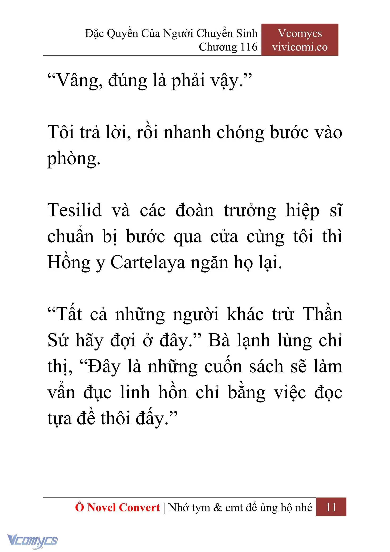 [Novel] Đặc Quyền Của Người Chuyển Sinh Chapter 116 - Trang 14