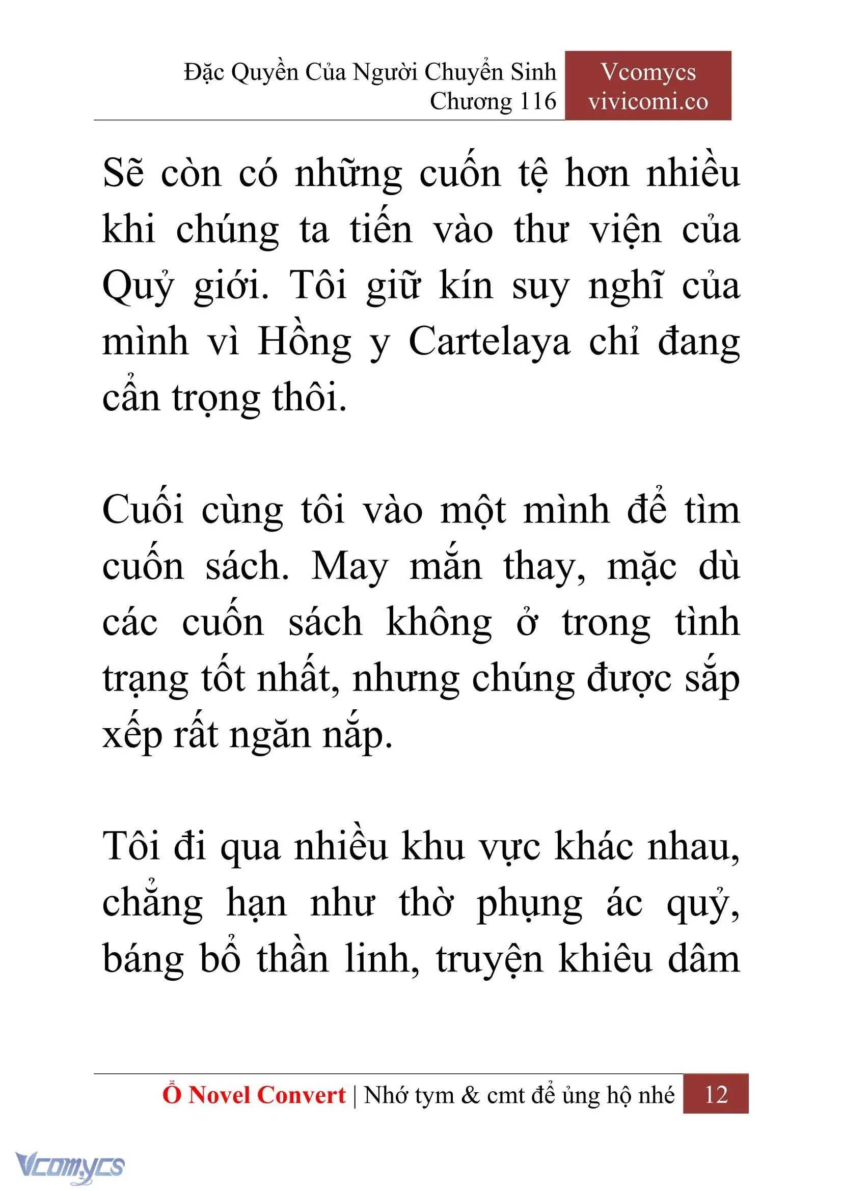 [Novel] Đặc Quyền Của Người Chuyển Sinh Chapter 116 - Trang 15