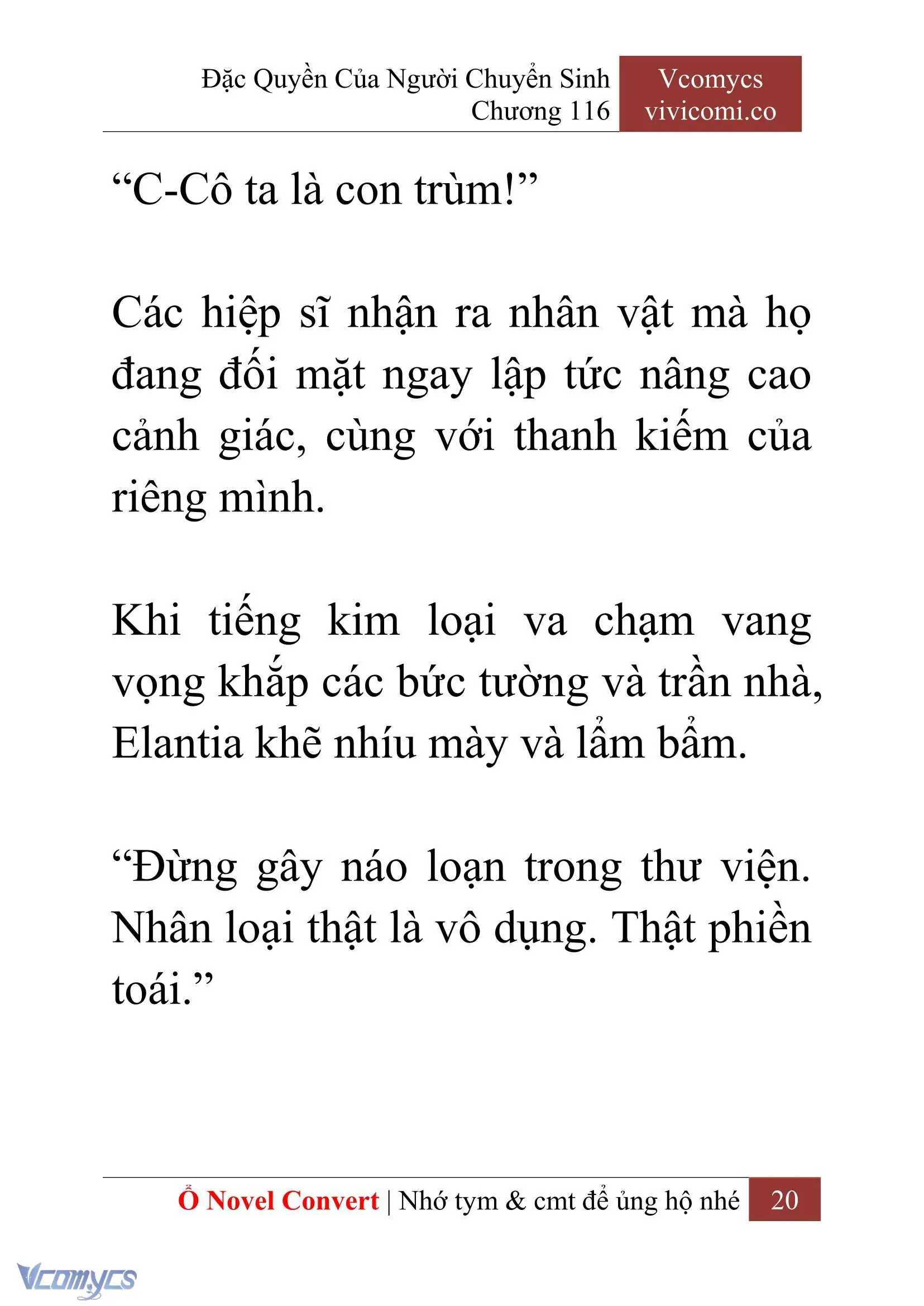 [Novel] Đặc Quyền Của Người Chuyển Sinh Chapter 116 - Trang 23