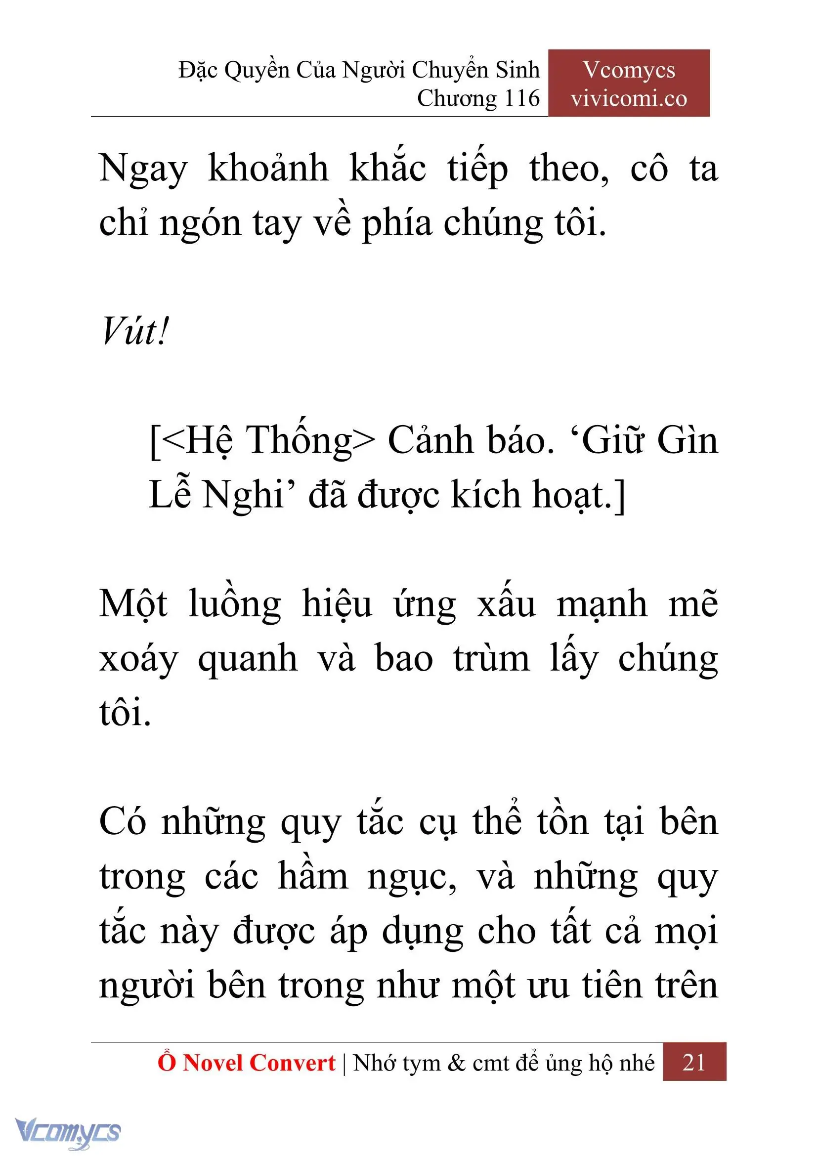 [Novel] Đặc Quyền Của Người Chuyển Sinh Chapter 116 - Trang 24