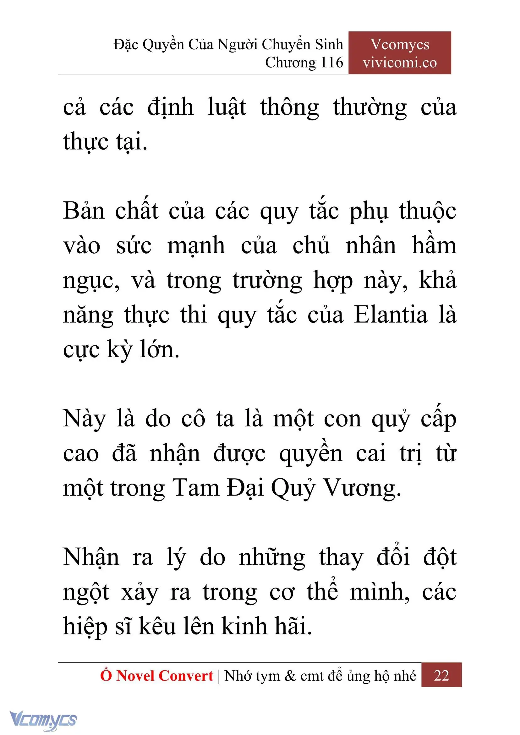 [Novel] Đặc Quyền Của Người Chuyển Sinh Chapter 116 - Trang 25