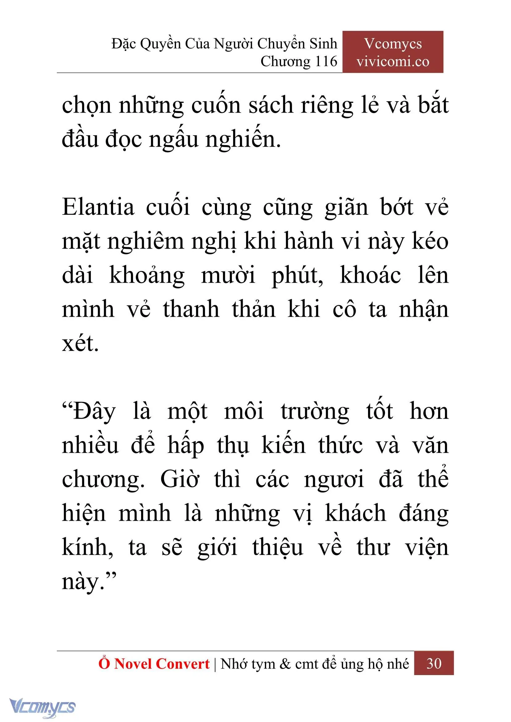 [Novel] Đặc Quyền Của Người Chuyển Sinh Chapter 116 - Trang 33