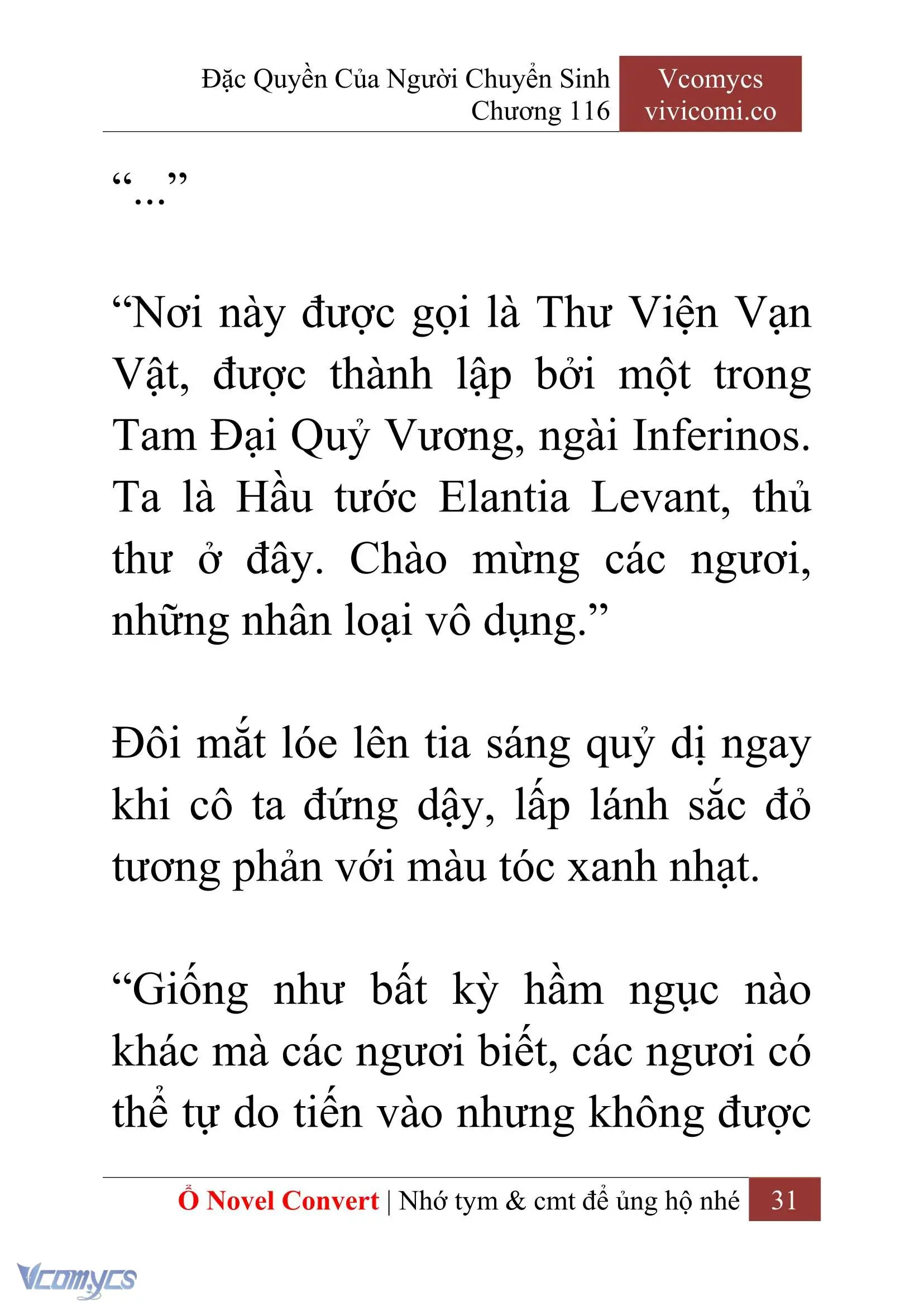 [Novel] Đặc Quyền Của Người Chuyển Sinh Chapter 116 - Trang 34
