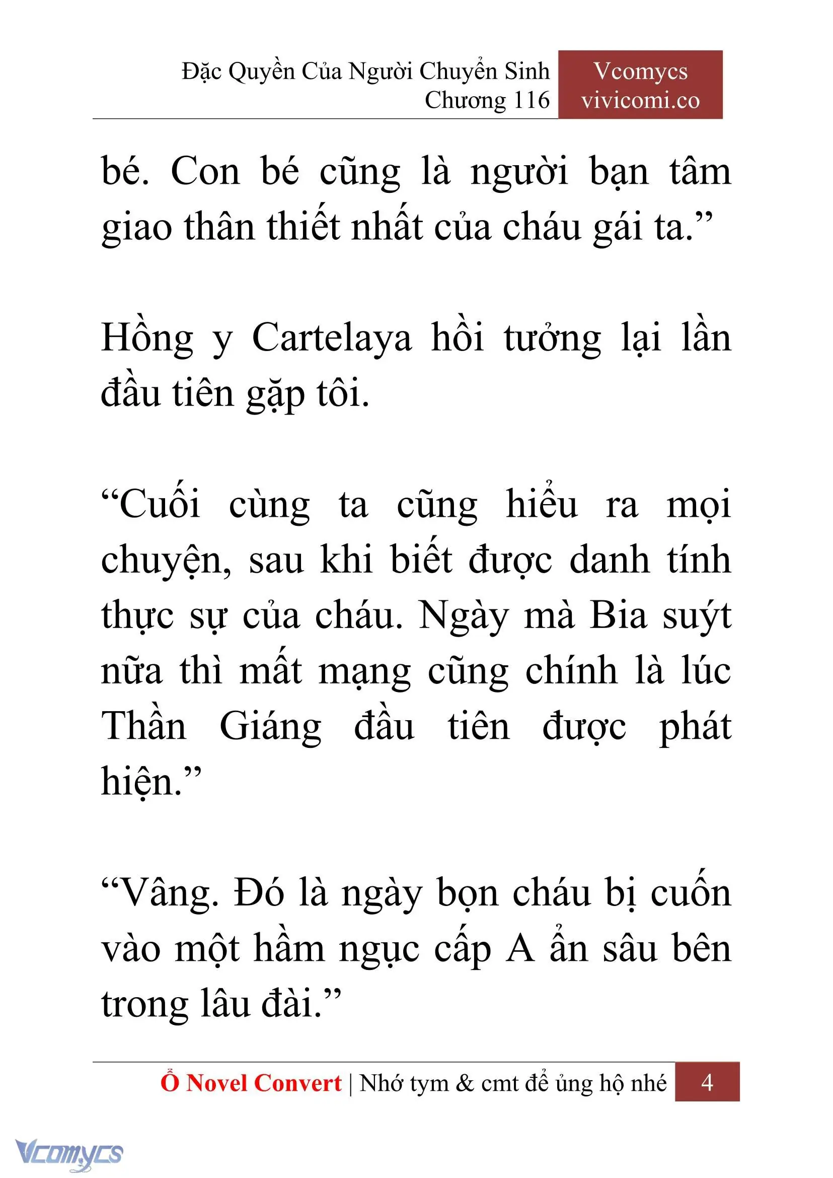 [Novel] Đặc Quyền Của Người Chuyển Sinh Chapter 116 - Trang 7