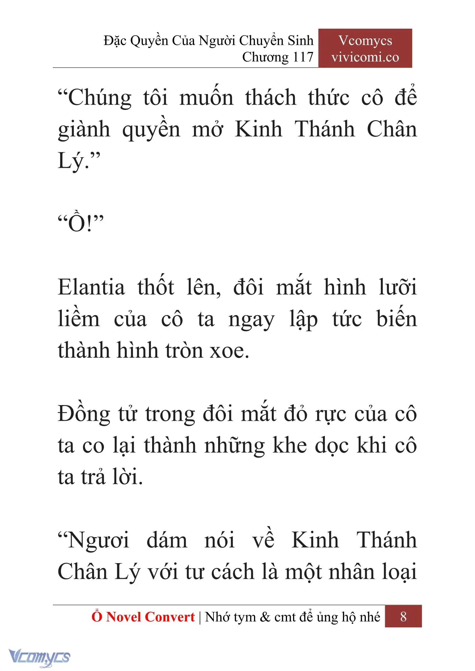 [Novel] Đặc Quyền Của Người Chuyển Sinh Chapter 117 - Trang 11