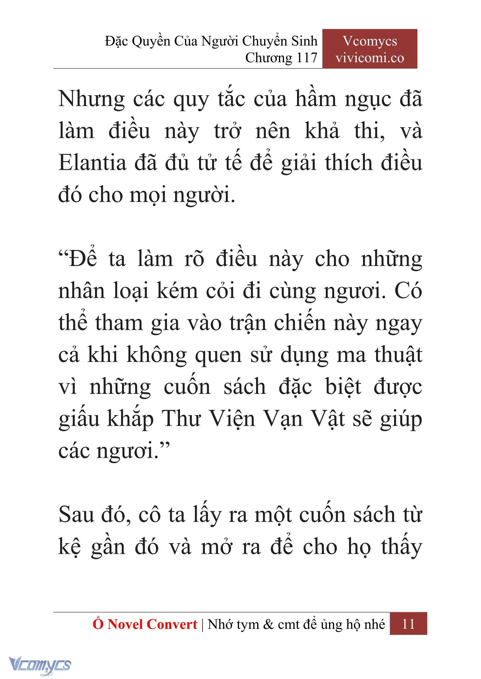 [Novel] Đặc Quyền Của Người Chuyển Sinh Chapter 117 - Trang 14