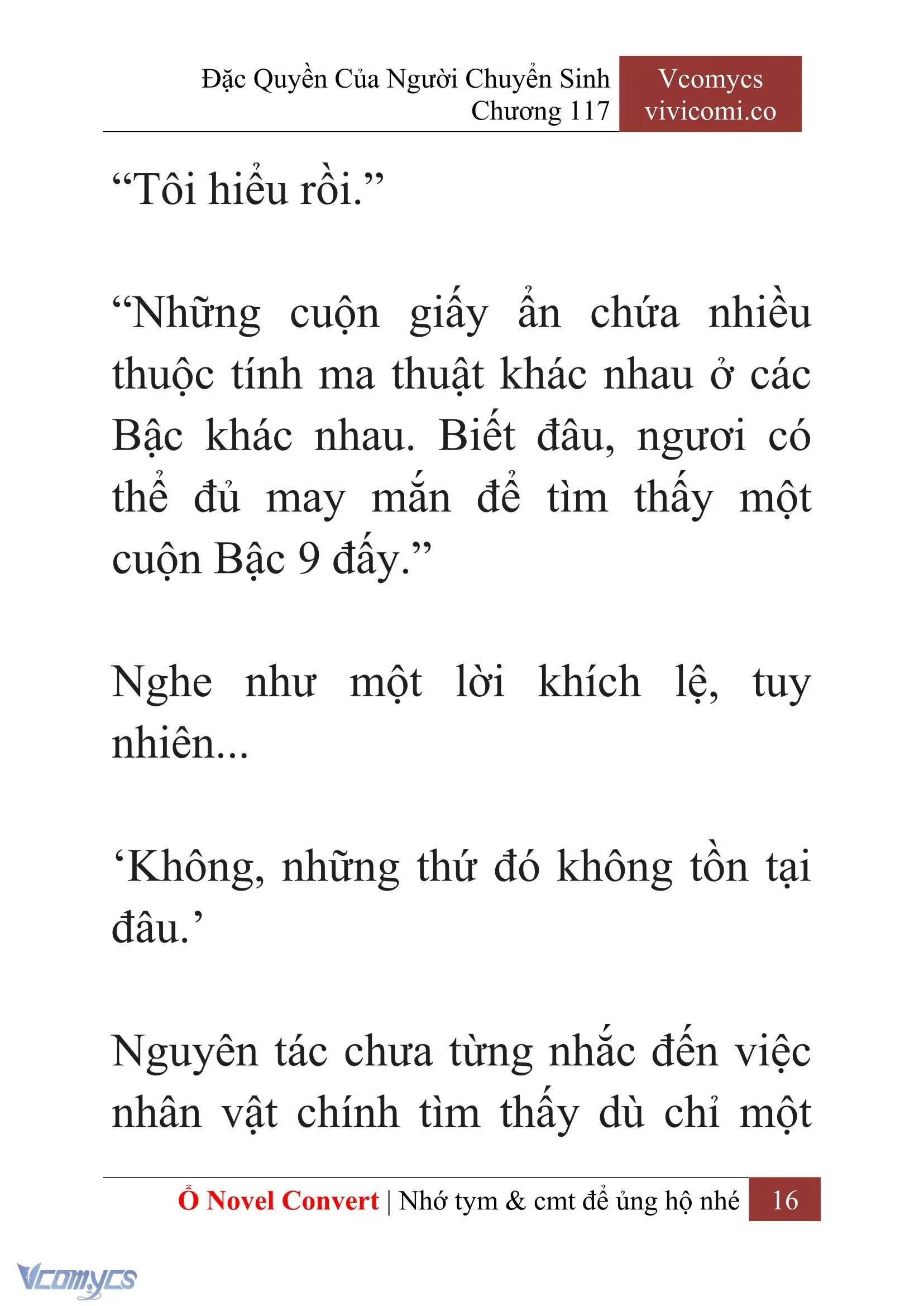 [Novel] Đặc Quyền Của Người Chuyển Sinh Chapter 117 - Trang 19