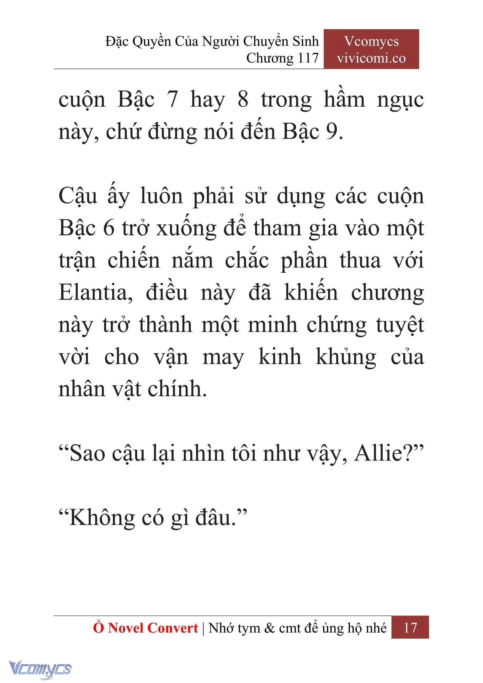 [Novel] Đặc Quyền Của Người Chuyển Sinh Chapter 117 - Trang 20
