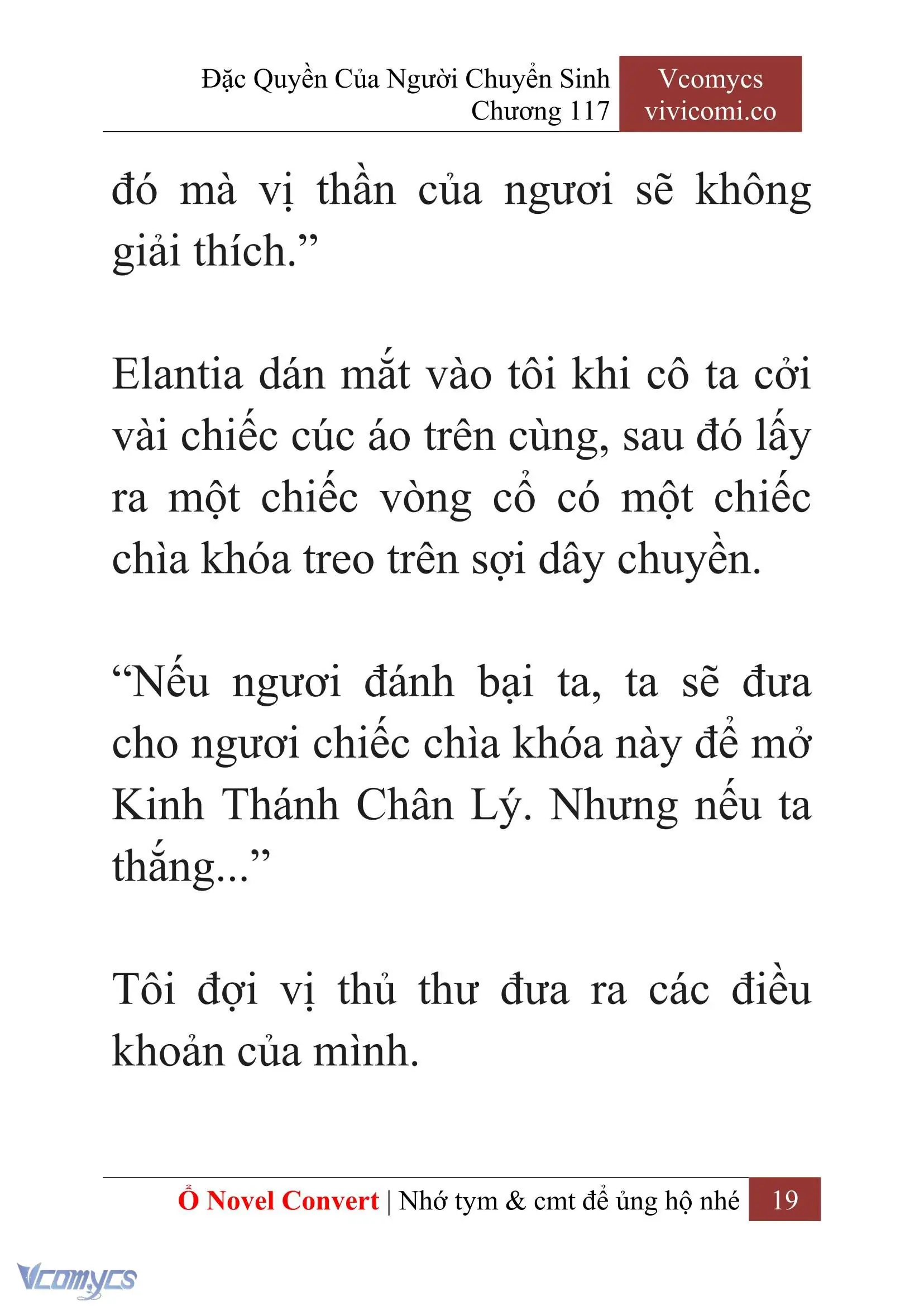 [Novel] Đặc Quyền Của Người Chuyển Sinh Chapter 117 - Trang 22