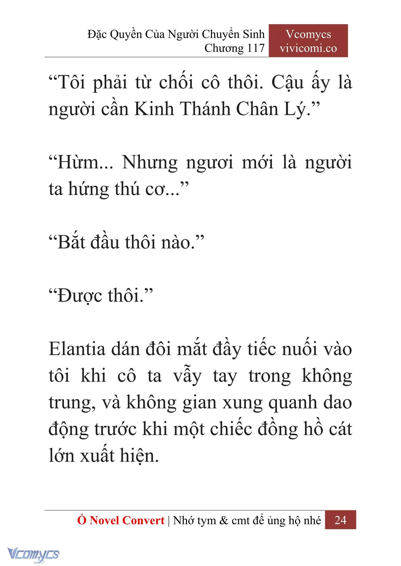 [Novel] Đặc Quyền Của Người Chuyển Sinh Chapter 117 - Trang 27