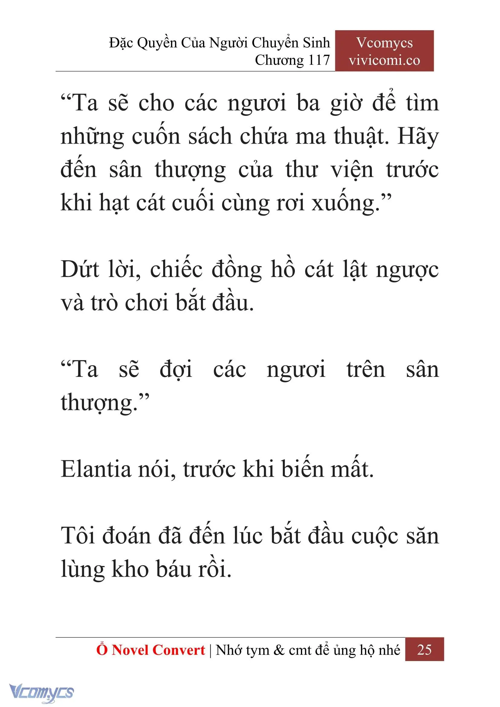 [Novel] Đặc Quyền Của Người Chuyển Sinh Chapter 117 - Trang 28