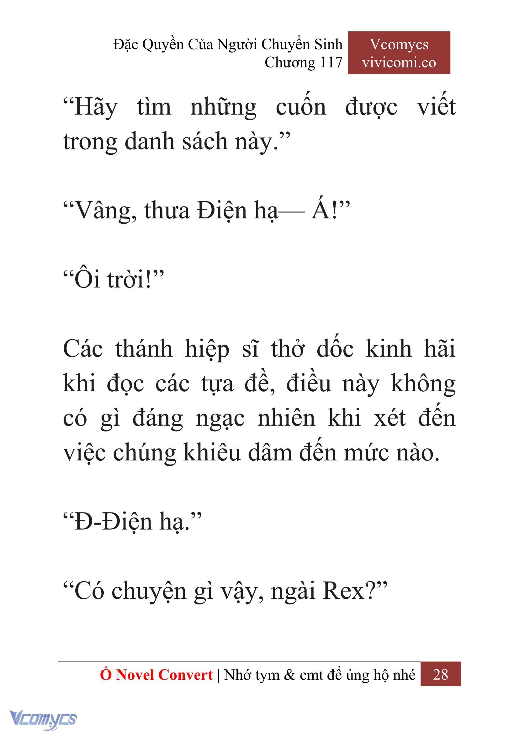 [Novel] Đặc Quyền Của Người Chuyển Sinh Chapter 117 - Trang 31