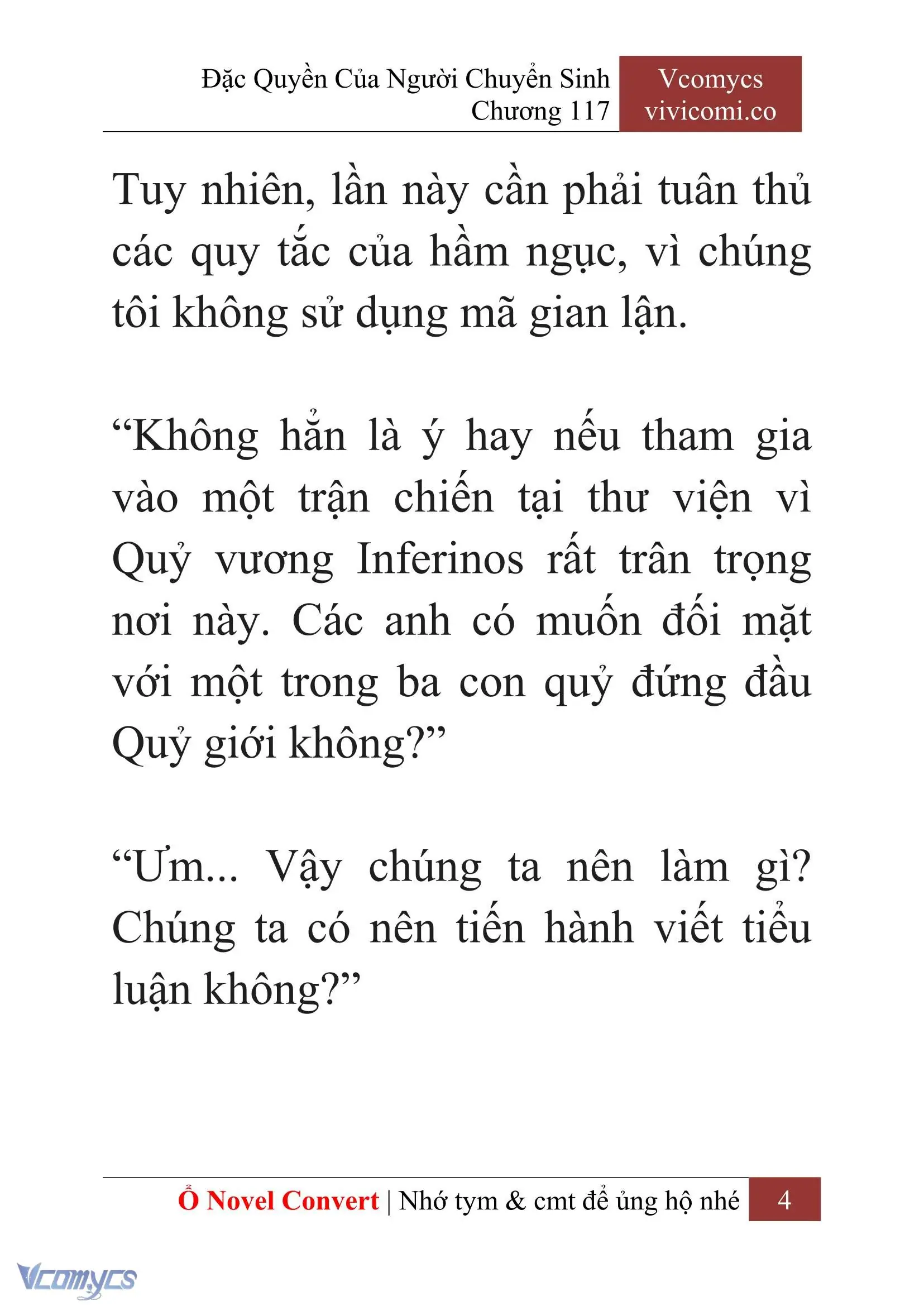 [Novel] Đặc Quyền Của Người Chuyển Sinh Chapter 117 - Trang 7