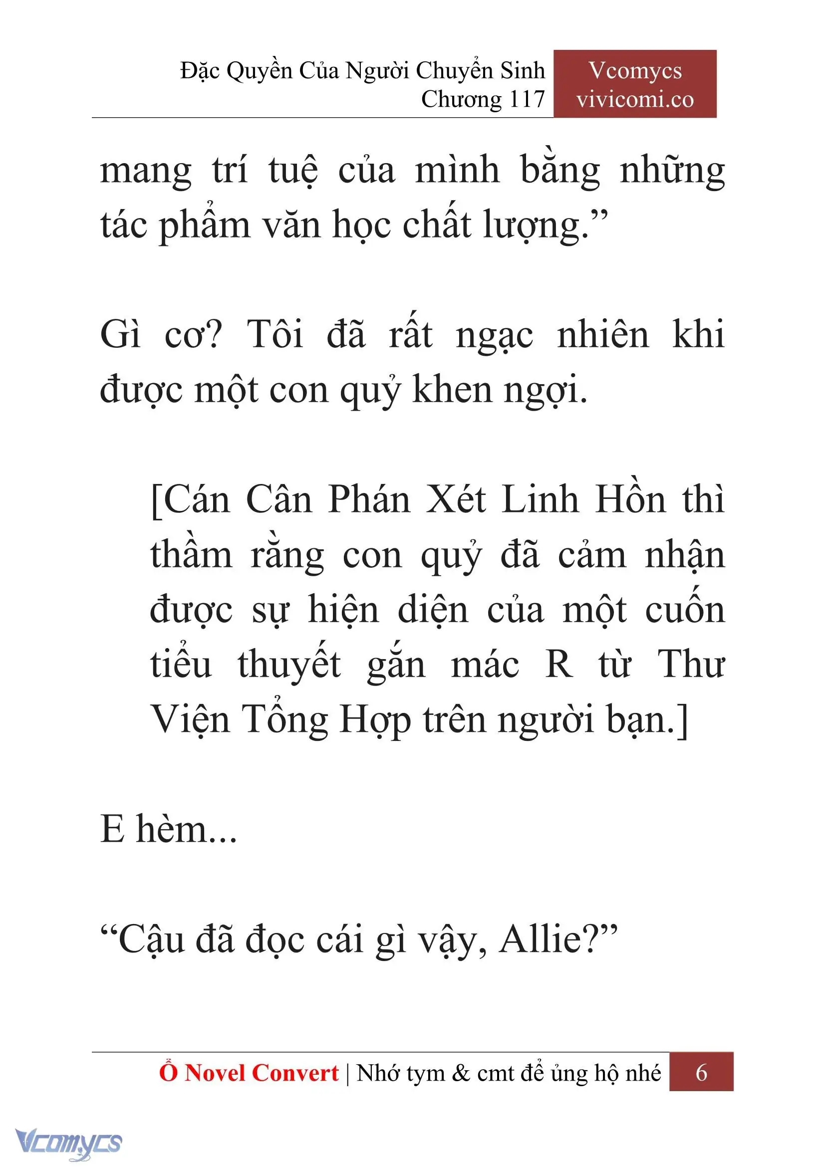 [Novel] Đặc Quyền Của Người Chuyển Sinh Chapter 117 - Trang 9