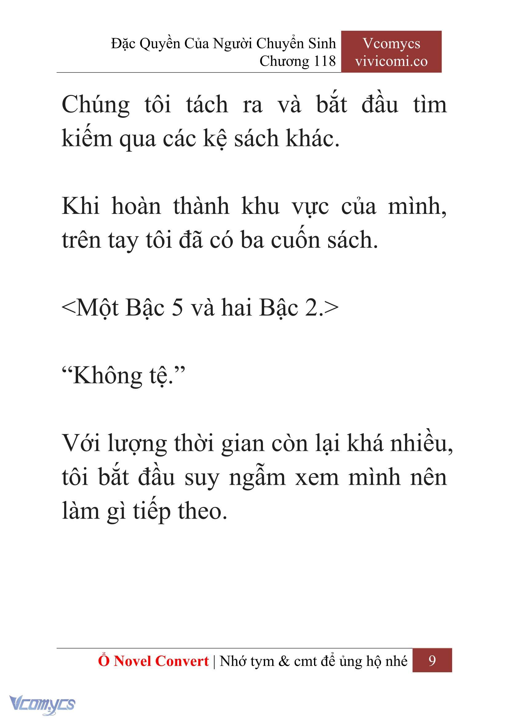 [Novel] Đặc Quyền Của Người Chuyển Sinh Chapter 118 - Trang 12