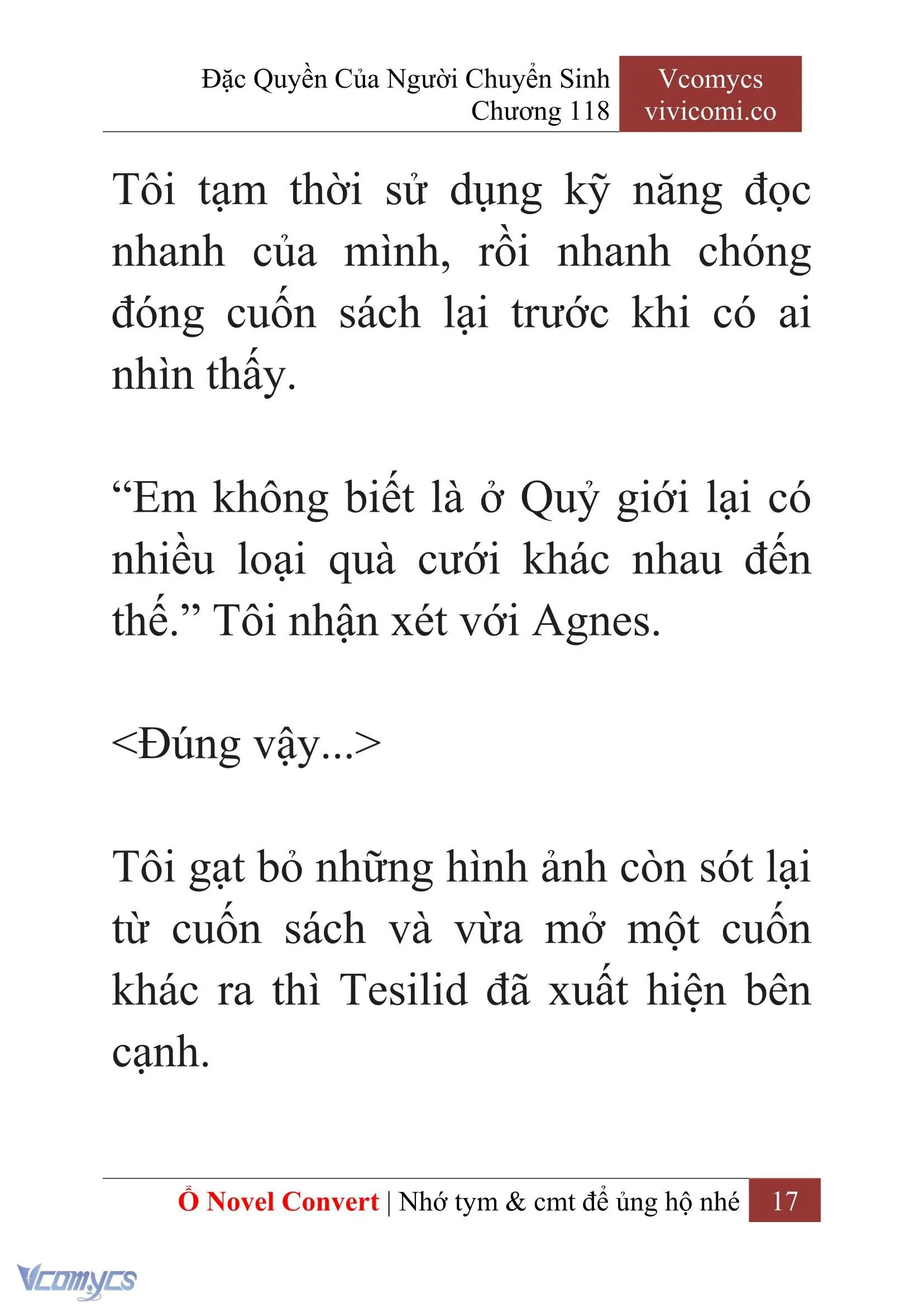 [Novel] Đặc Quyền Của Người Chuyển Sinh Chapter 118 - Trang 20
