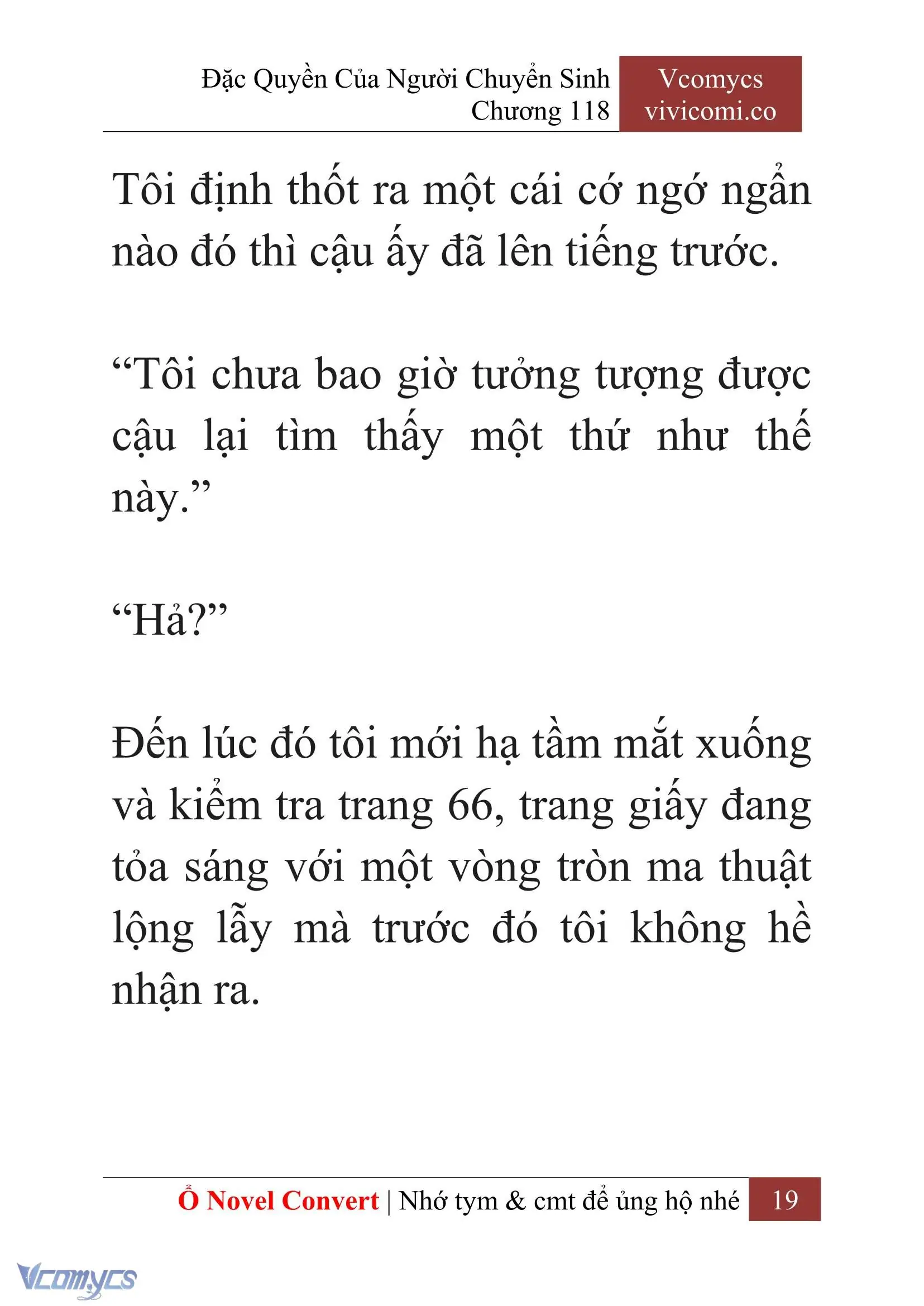 [Novel] Đặc Quyền Của Người Chuyển Sinh Chapter 118 - Trang 22