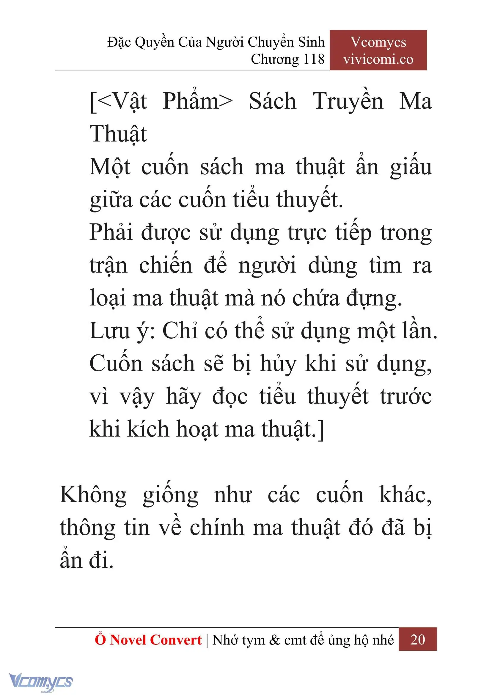 [Novel] Đặc Quyền Của Người Chuyển Sinh Chapter 118 - Trang 23