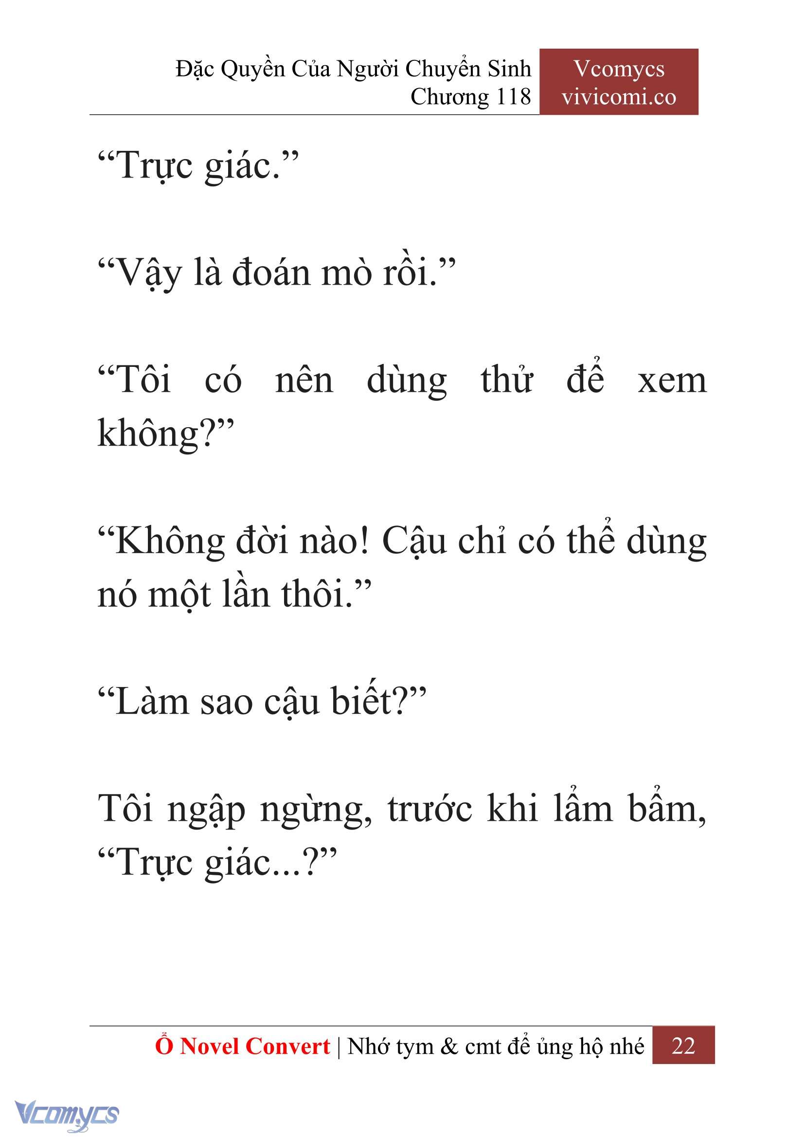 [Novel] Đặc Quyền Của Người Chuyển Sinh Chapter 118 - Trang 25