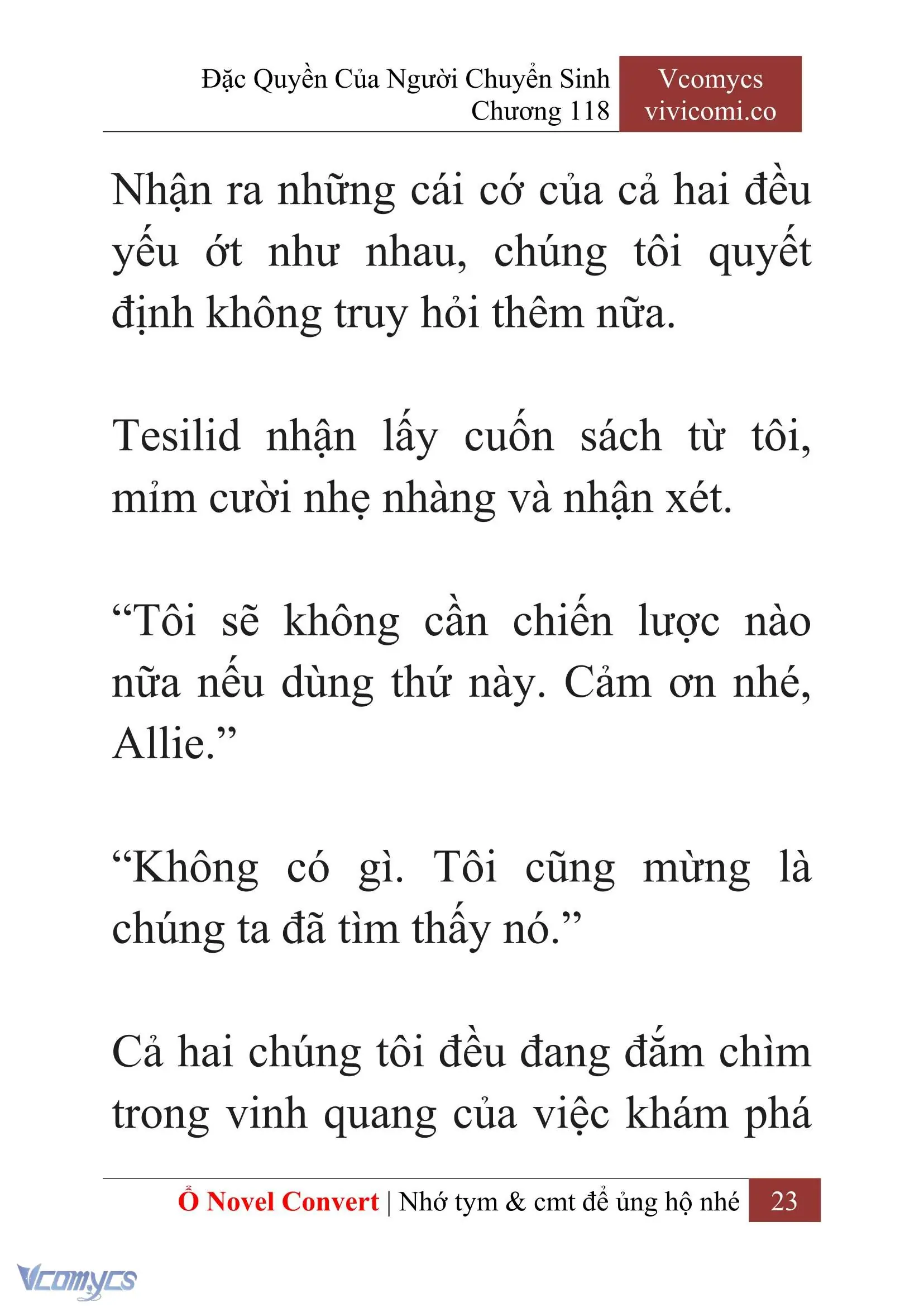[Novel] Đặc Quyền Của Người Chuyển Sinh Chapter 118 - Trang 26